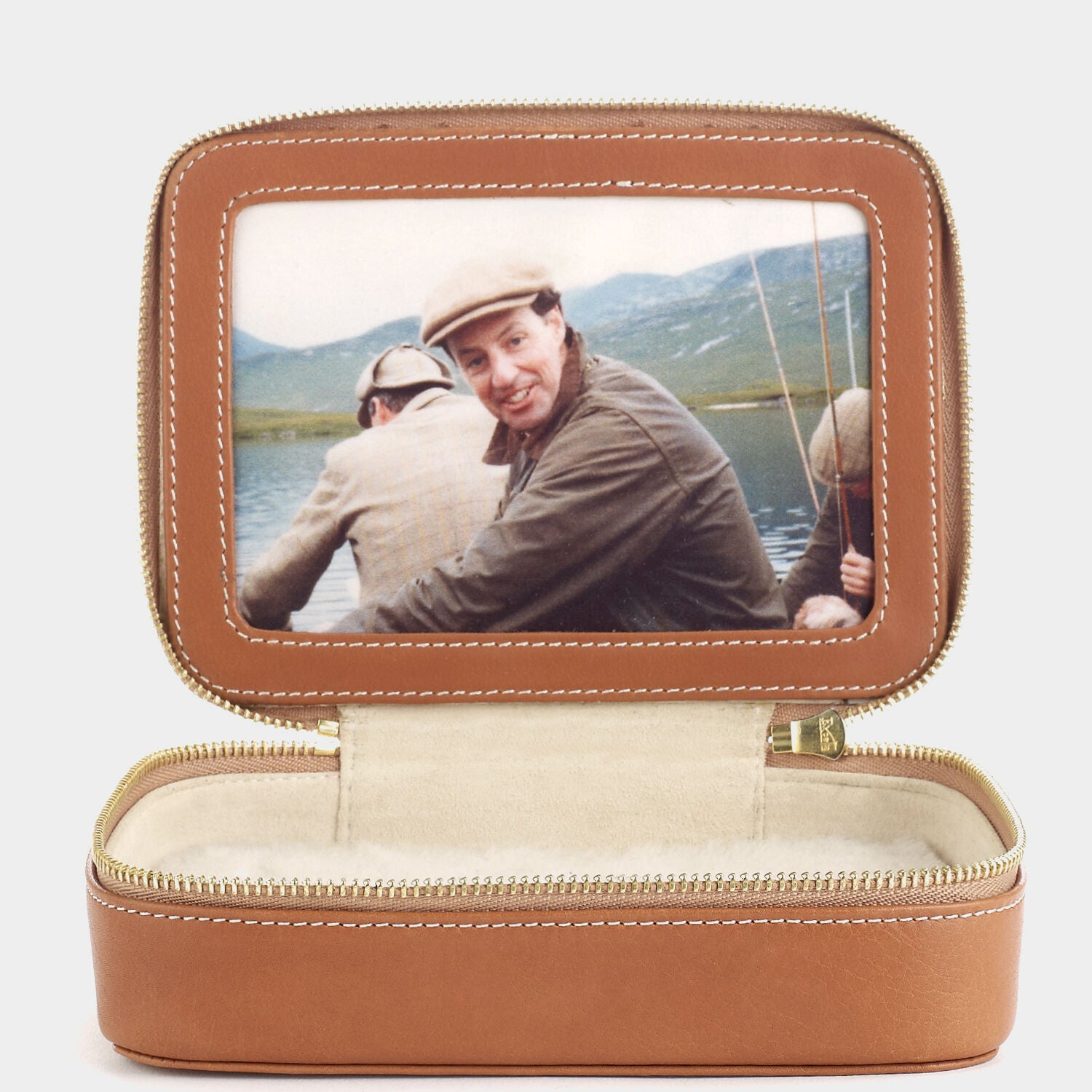Bespoke Fishermans Fly Box -

          
            Butter Leather in Tan -
          

          Anya Hindmarch US
