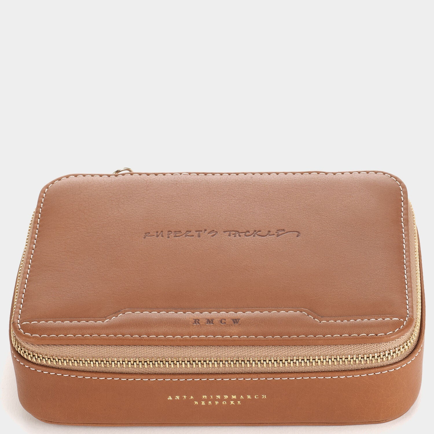 Bespoke Fishermans Fly Box -

          
            Butter Leather in Tan -
          

          Anya Hindmarch US
