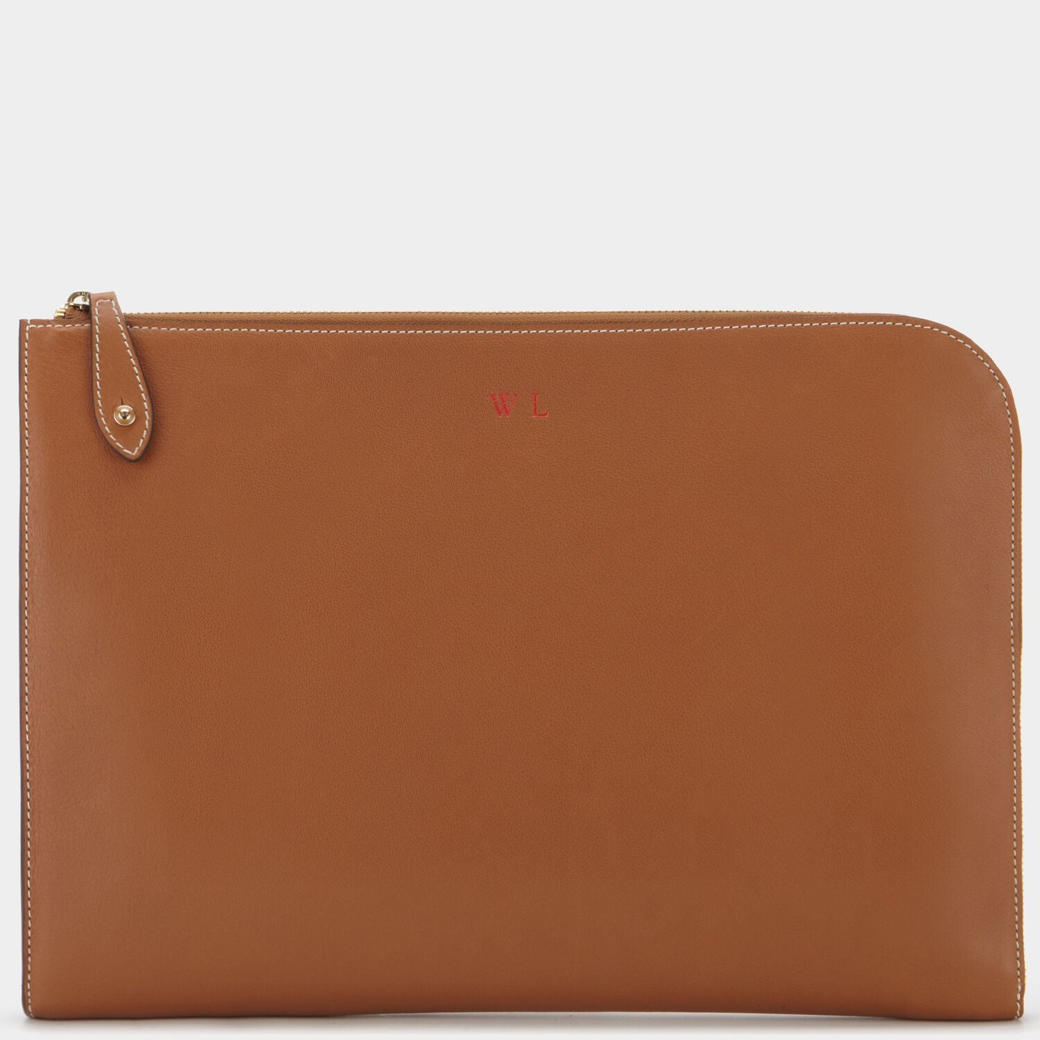 Bespoke Small Document Case -

          
            Butter Leather in Tan -
          

          Anya Hindmarch US

