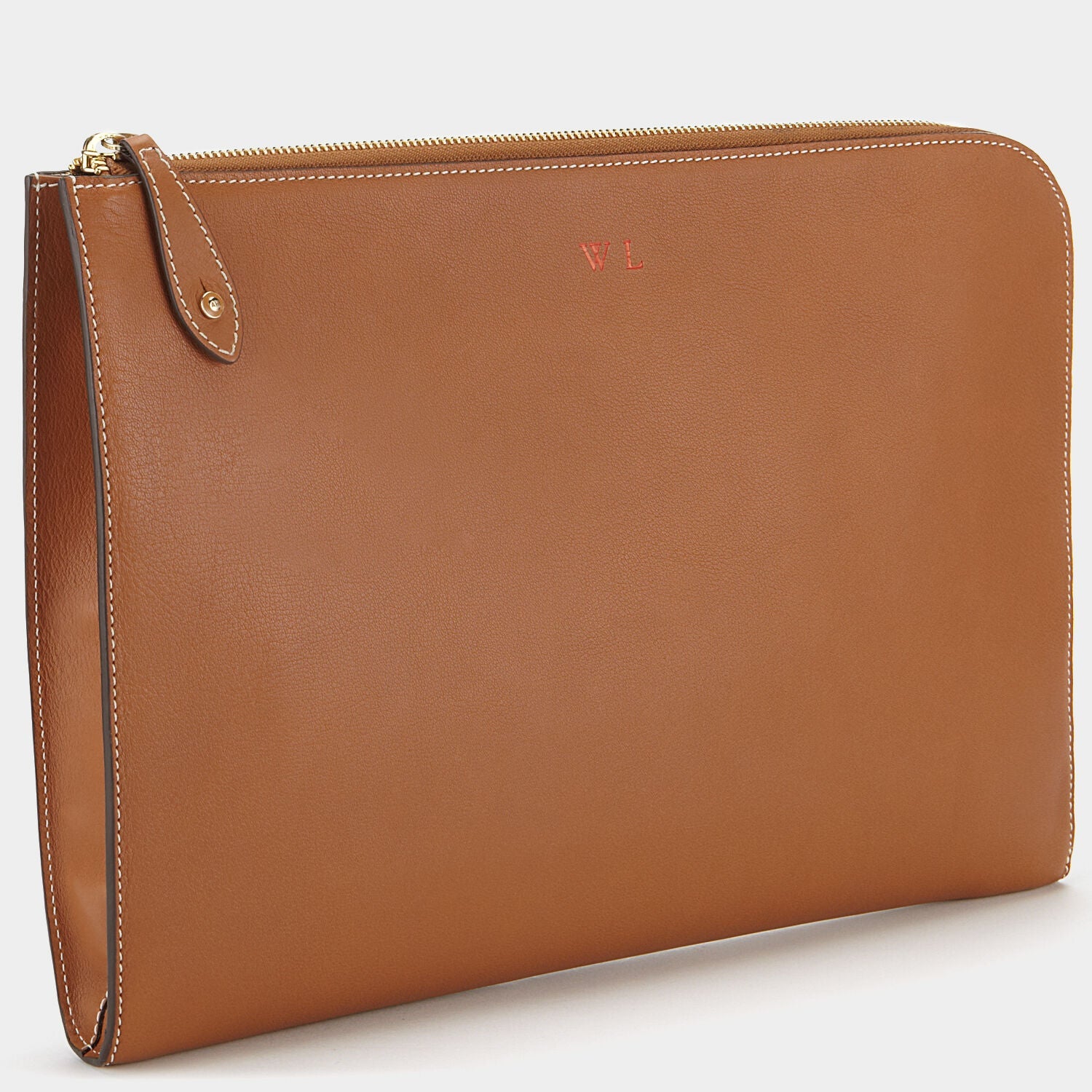 Bespoke Small Document Case -

          
            Butter Leather in Tan -
          

          Anya Hindmarch US
