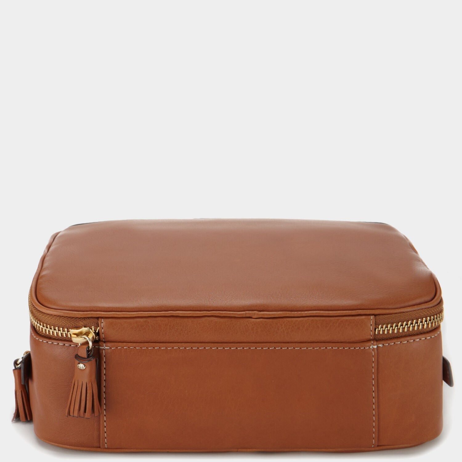 Bespoke Zipped Wash Bag -

          
            Butter Leather in Tan -
          

          Anya Hindmarch US
