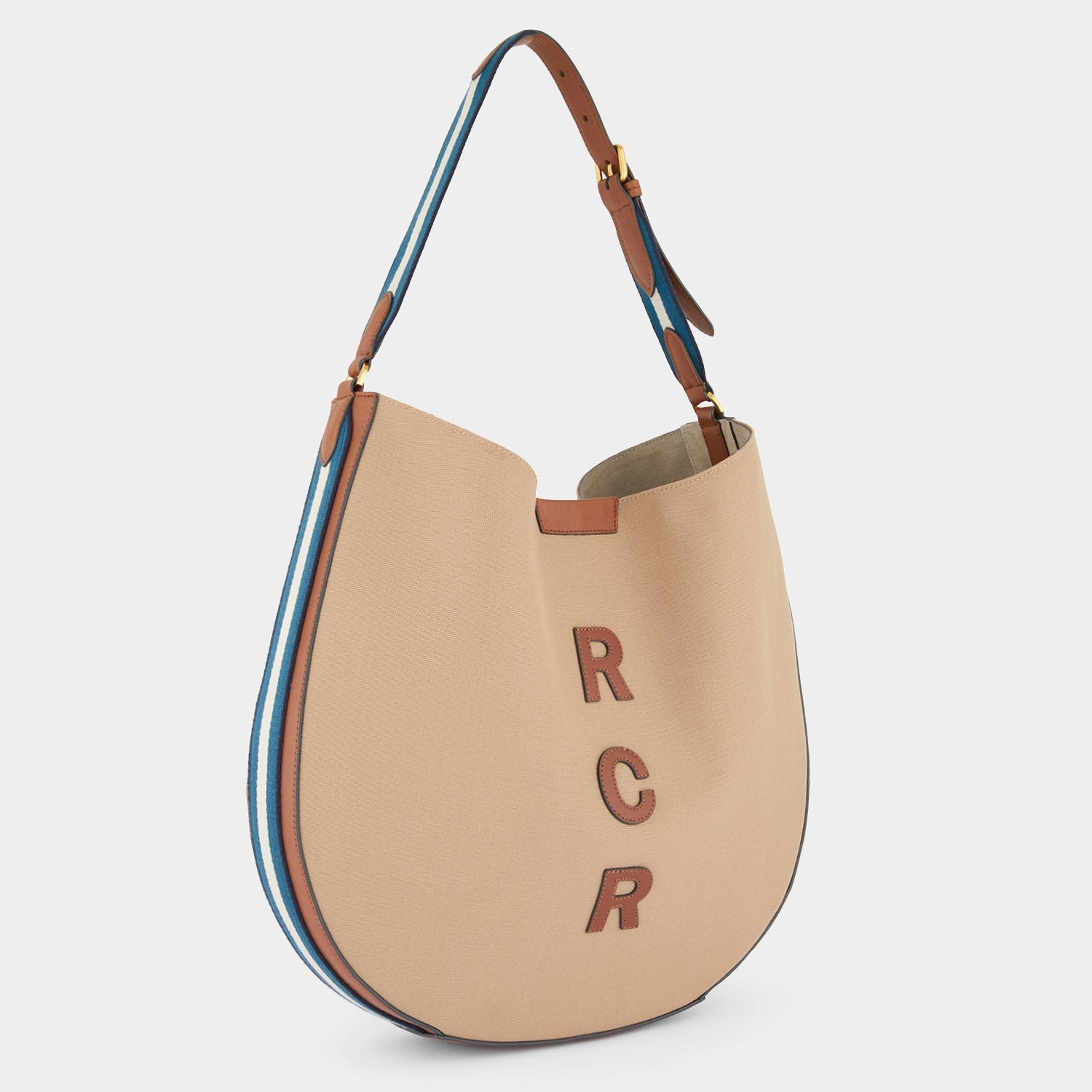 Bespoke Walton Hobo Bag -

          
            Recycled Canvas in Tan -
          

          Anya Hindmarch US
