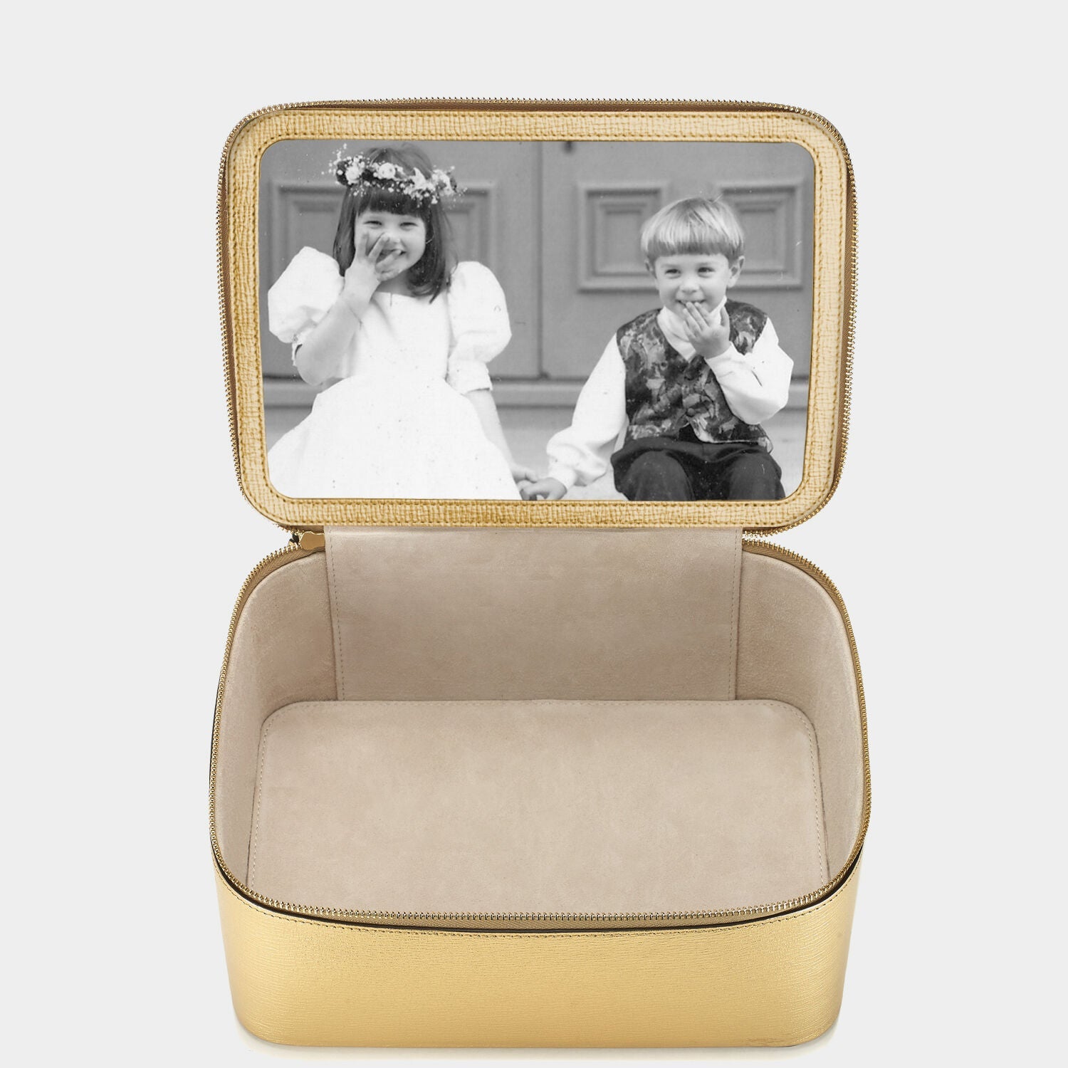 Bespoke XL Keepsake Box -

          
            Metallic Capra in Pale Gold -
          

          Anya Hindmarch US
