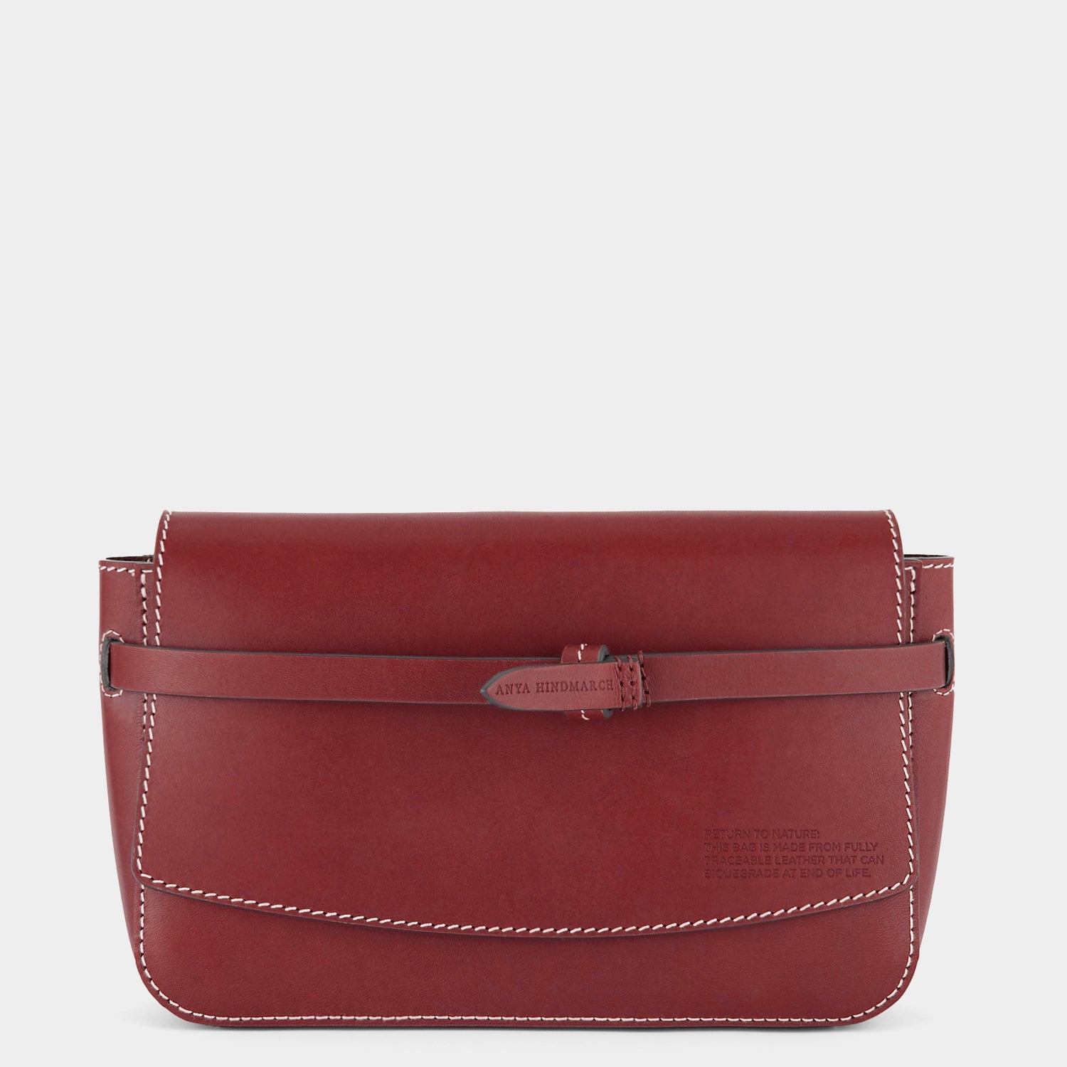 Return to Nature Clutch -

          
            Compostable Leather in Rosewood -
          

          Anya Hindmarch US
