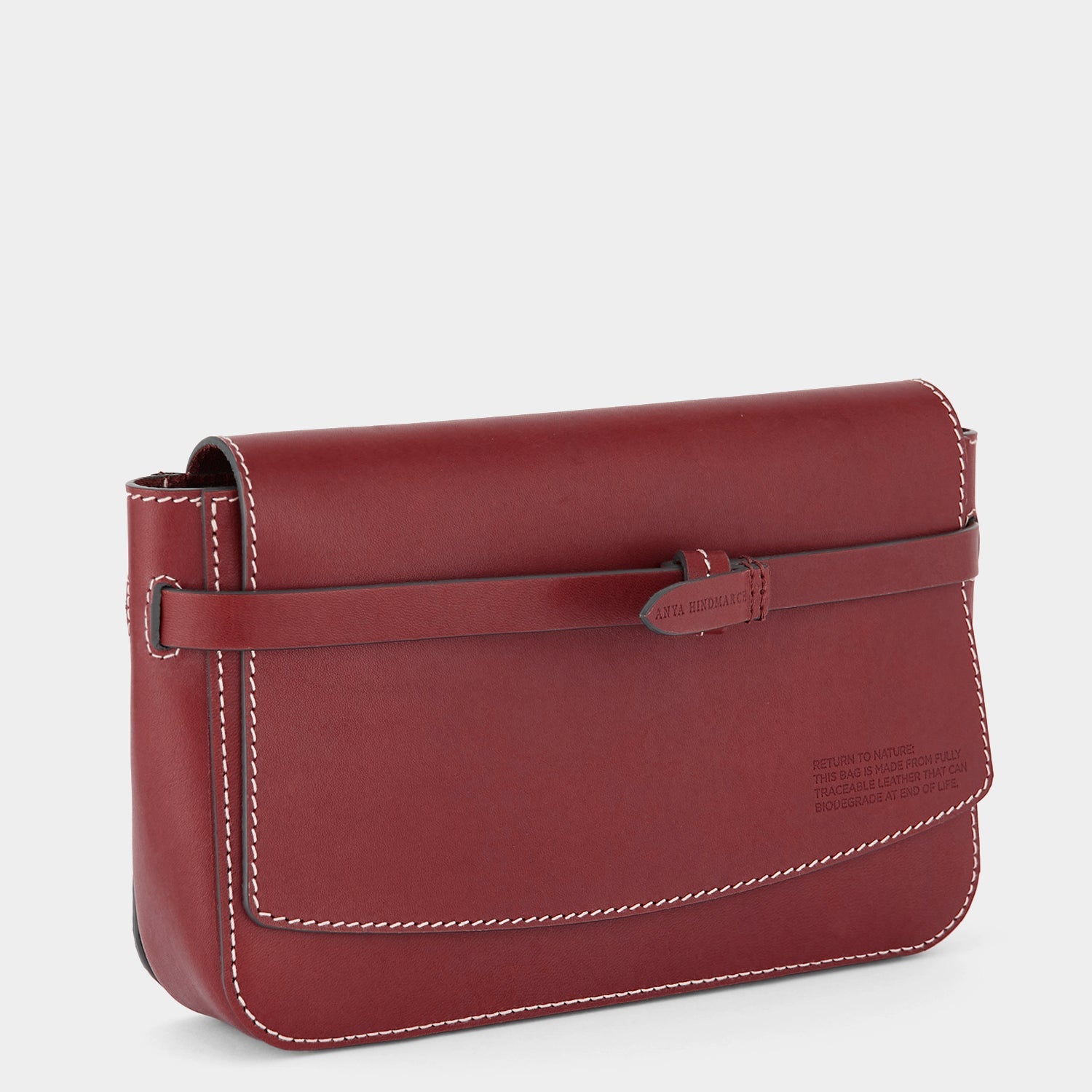 Return to Nature Clutch -

          
            Compostable Leather in Rosewood -
          

          Anya Hindmarch US
