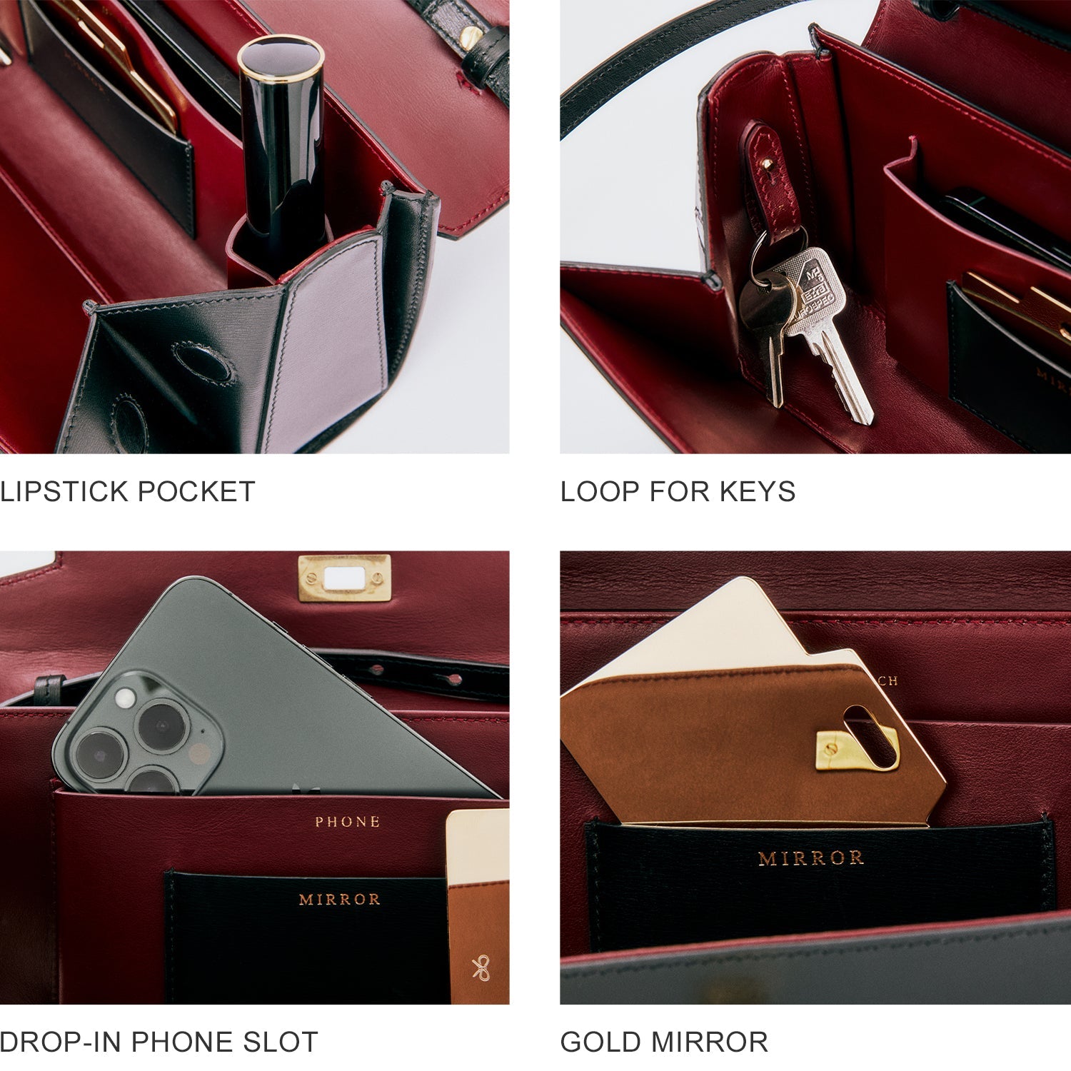 Mortimer Clutch -

          
            Calf Leather in Black -
          

          Anya Hindmarch US
