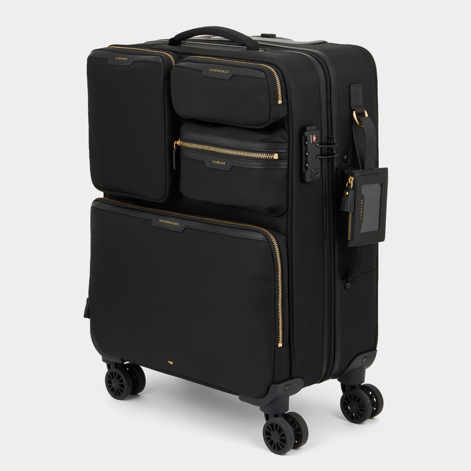 Short-Haul Wheeled Travel Bag -

                  
                    Econyl® Regenerated Nylon in Black -
                  

                  Anya Hindmarch US
