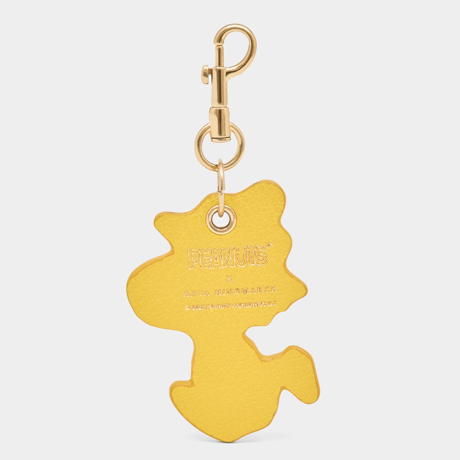 Peanuts Woodstock Key Charm -

          
            Capra Leather in Yellow -
          

          Anya Hindmarch US
