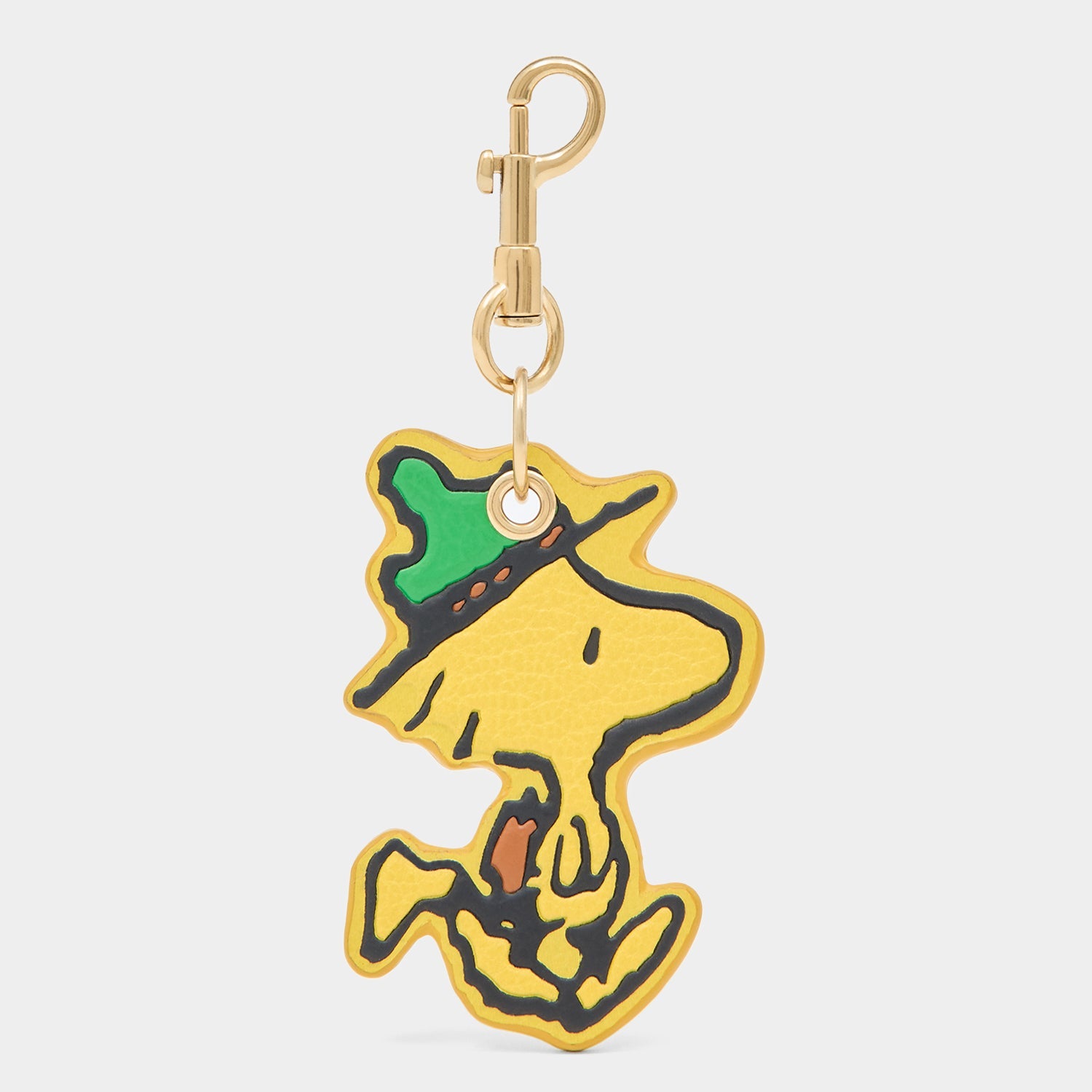 Peanuts Woodstock Key Charm -

          
            Capra Leather in Yellow -
          

          Anya Hindmarch US
