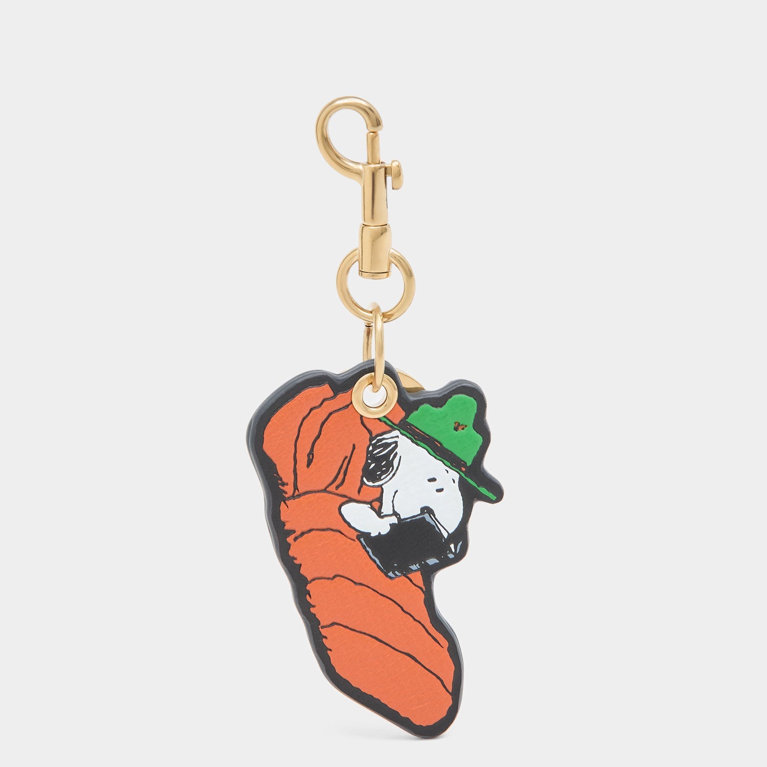 Peanuts Snoopy Key Charm -

          
            Capra Leather in Dark Clementine Orange -
          

          Anya Hindmarch US

