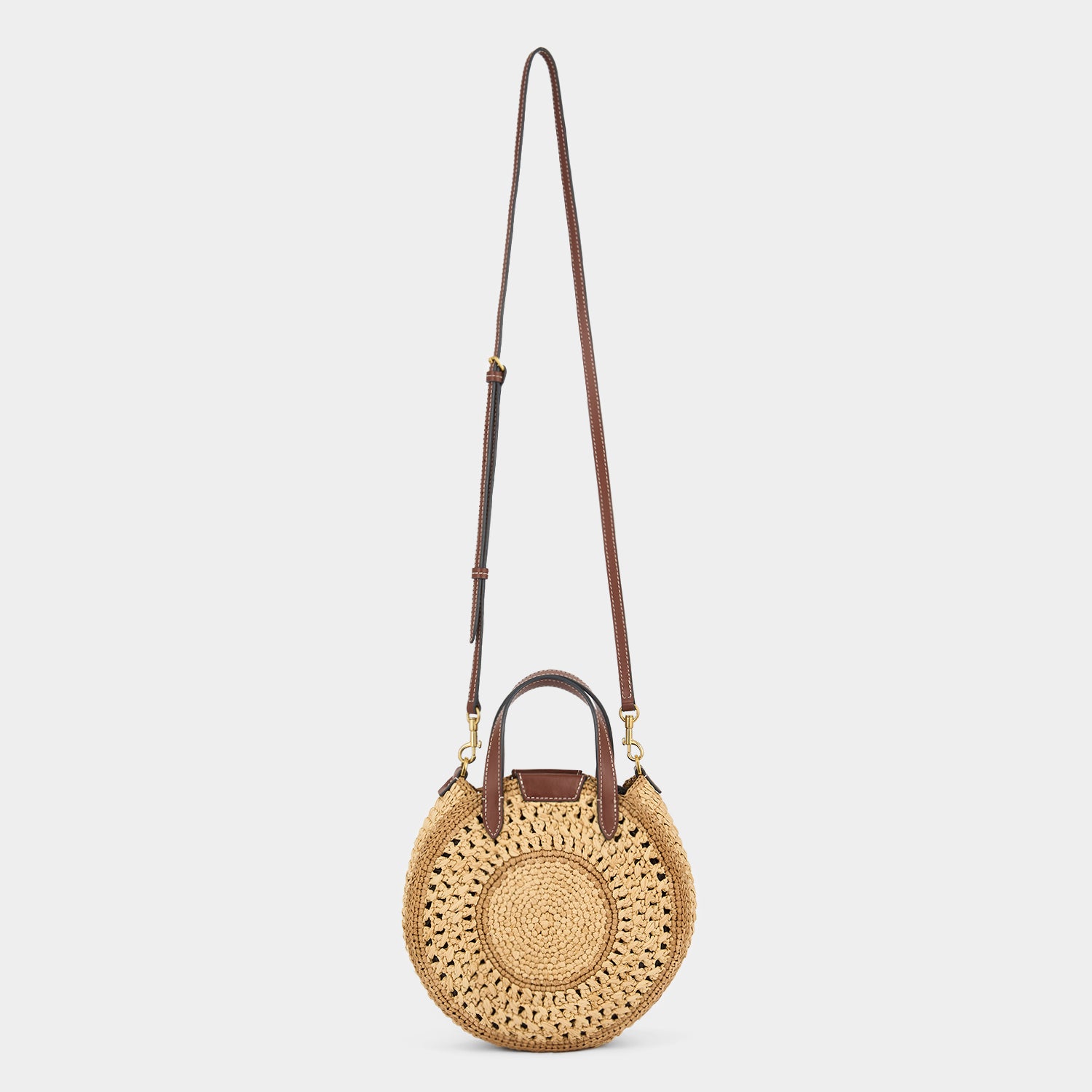 Raffia Small Round Bow Tote -

          
            Raffia in Natural -
          

          Anya Hindmarch US
