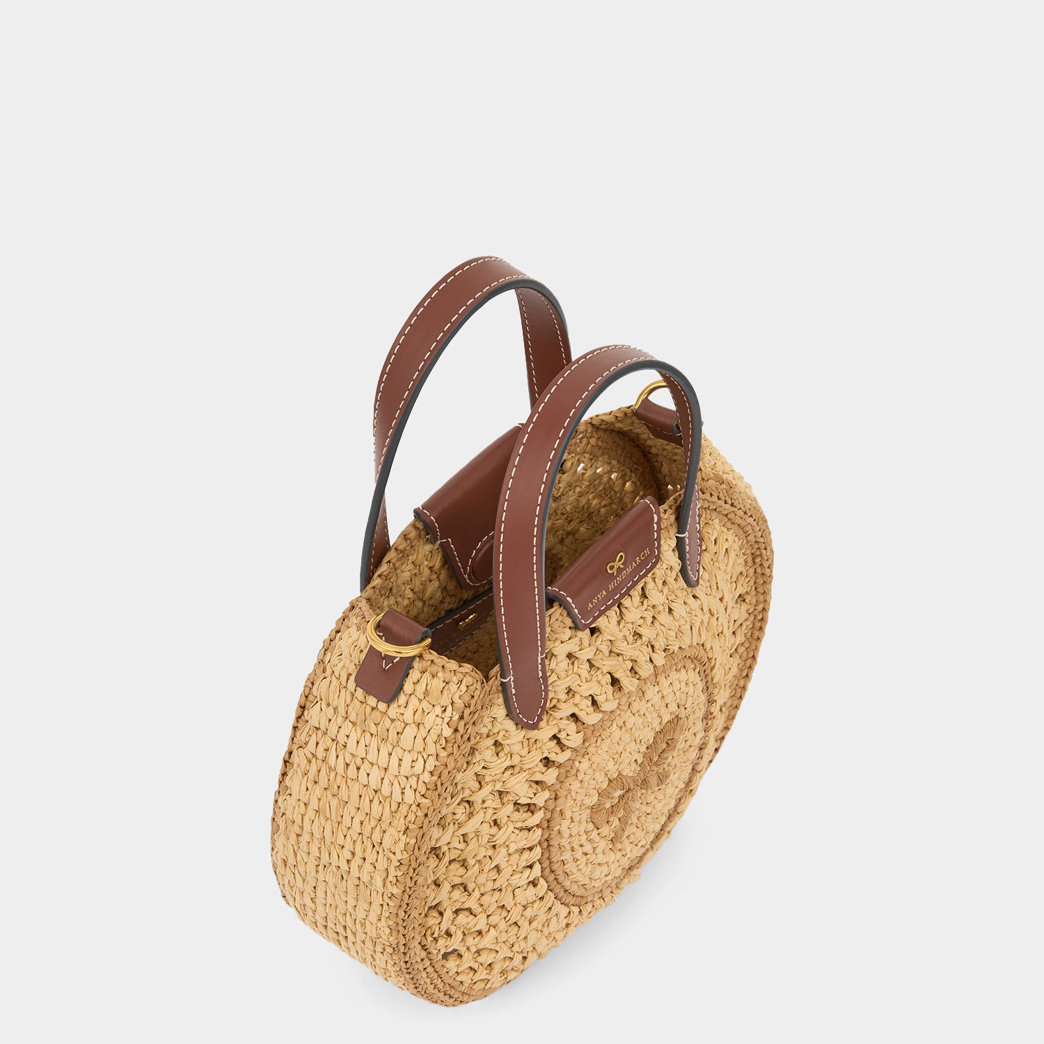 Raffia Small Round Bow Tote -

          
            Raffia in Natural -
          

          Anya Hindmarch US
