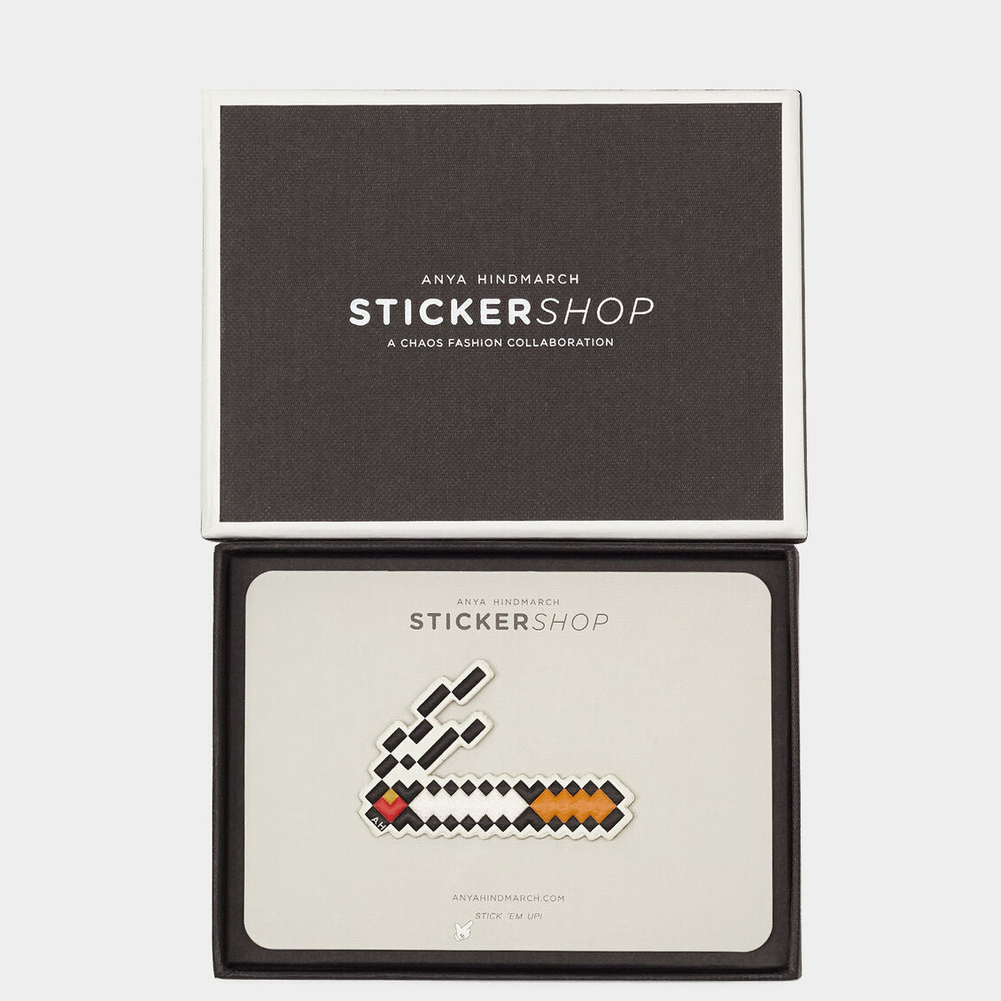 Cigarette Sticker -

          
            Capra in Optic White -
          

          Anya Hindmarch US
