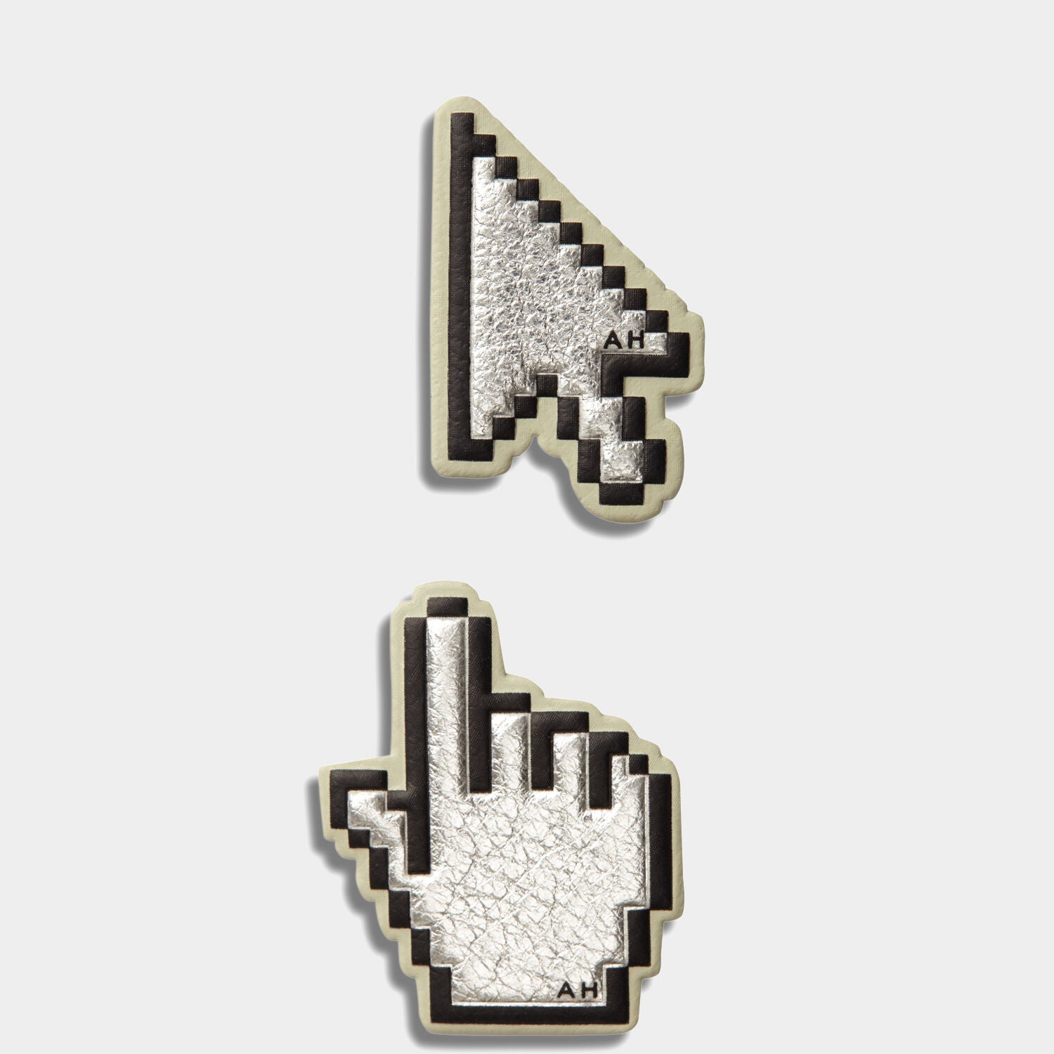 Cursor Stickers -

          
            Metallic Capra in Silver -
          

          Anya Hindmarch US
