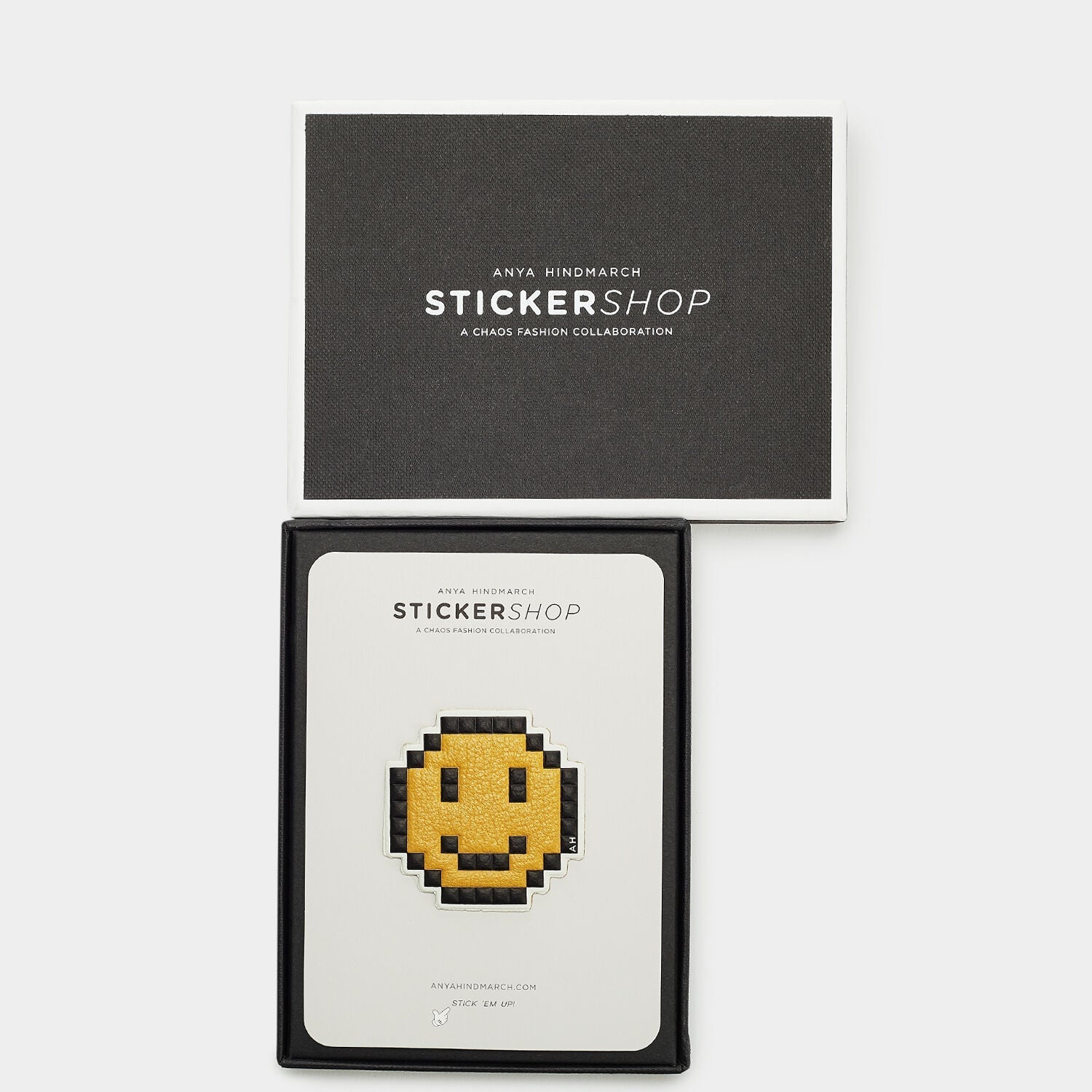 Pixel Smiley Sticker -

          
            Capra in Mustard -
          

          Anya Hindmarch US
