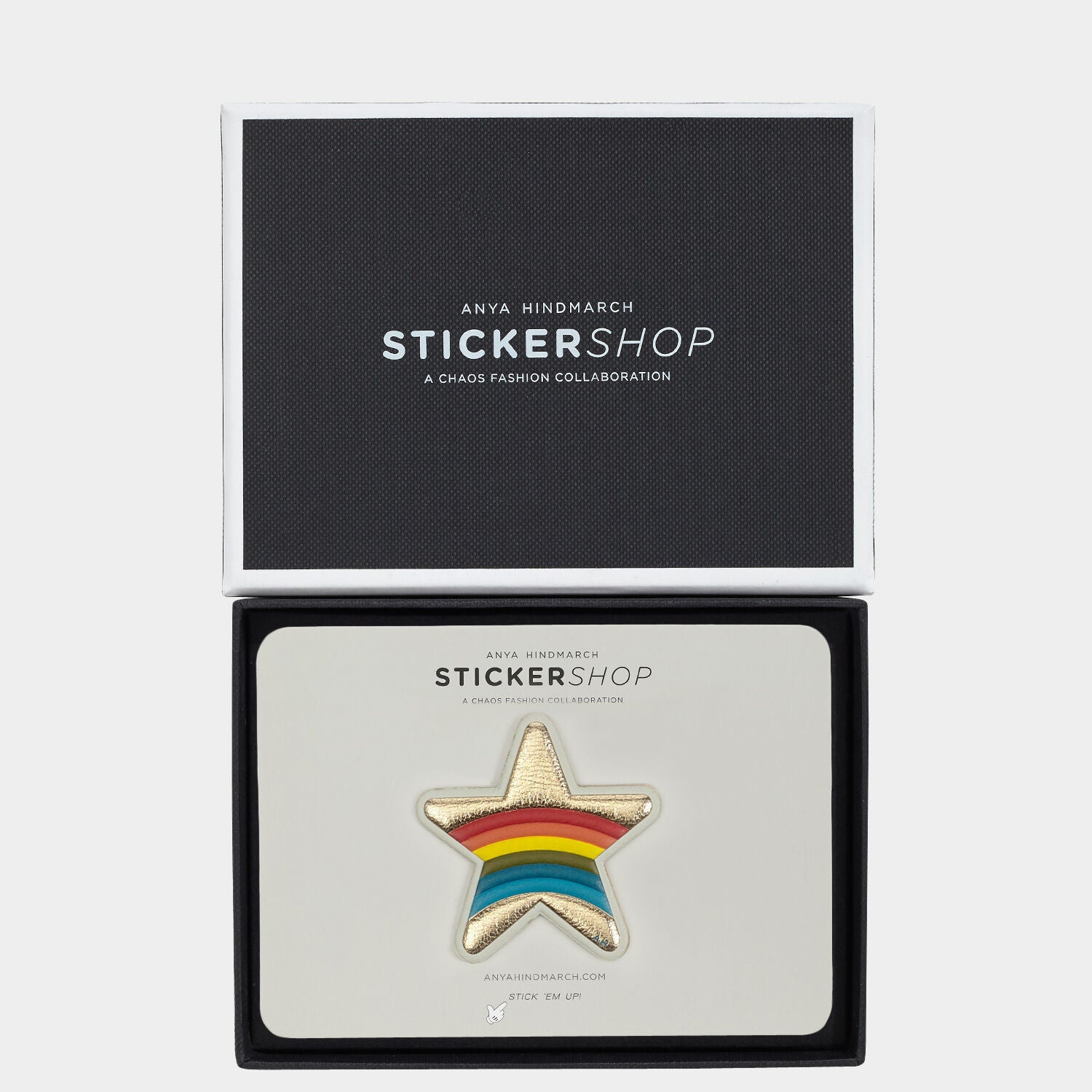 Star Rainbow Sticker -

          
            Capra in Pale Gold -
          

          Anya Hindmarch US
