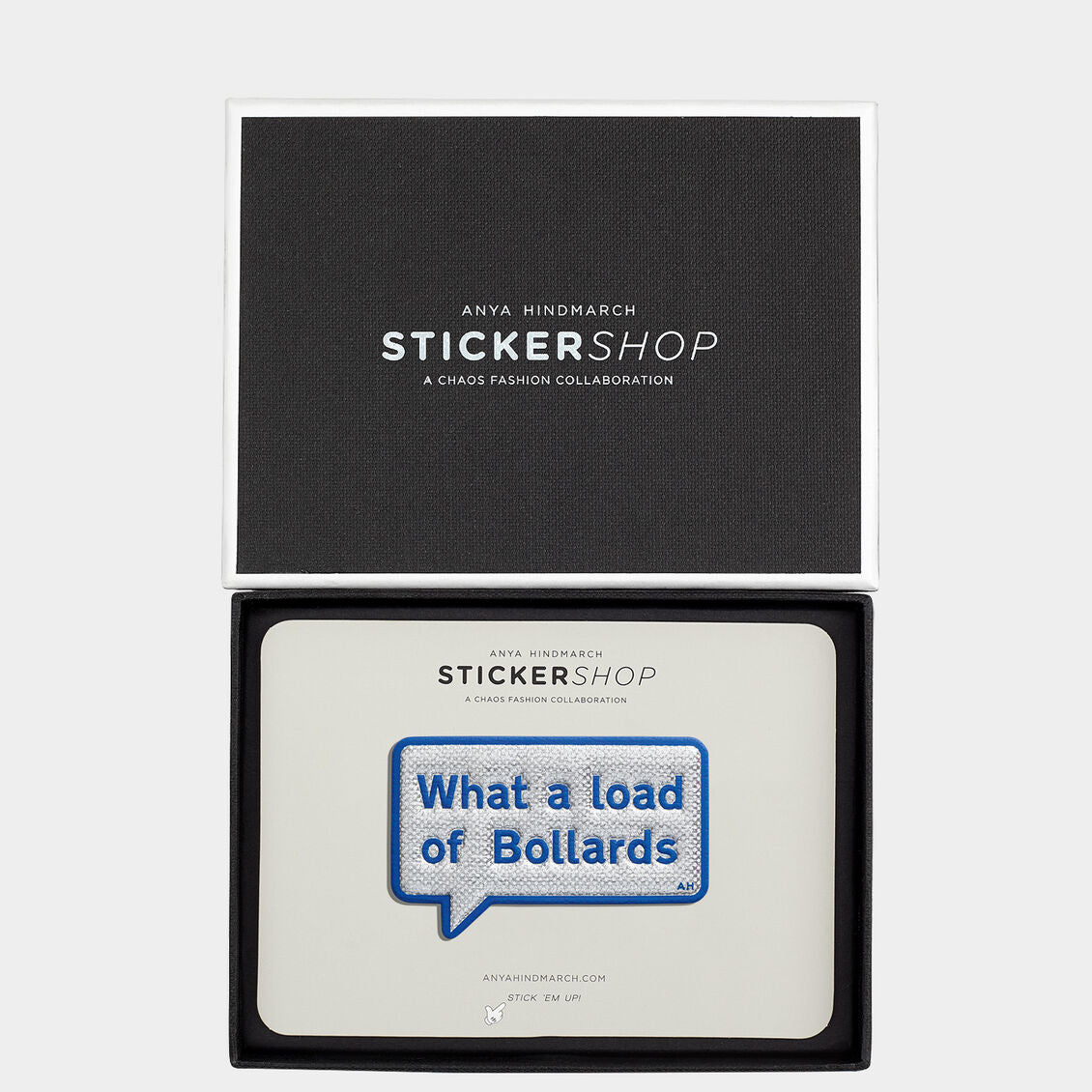 Bollards Sticker -

          
            Metallic Capra in Silver -
          

          Anya Hindmarch US
