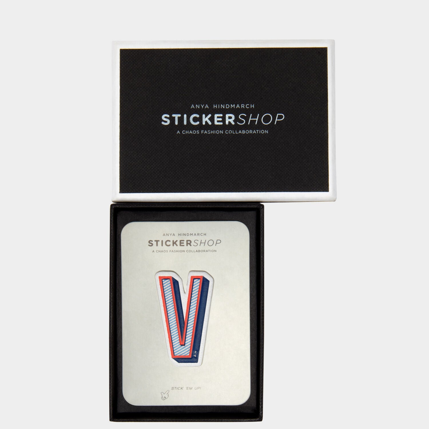 V Sticker -

          
            Capra in Chalk -
          

          Anya Hindmarch US
