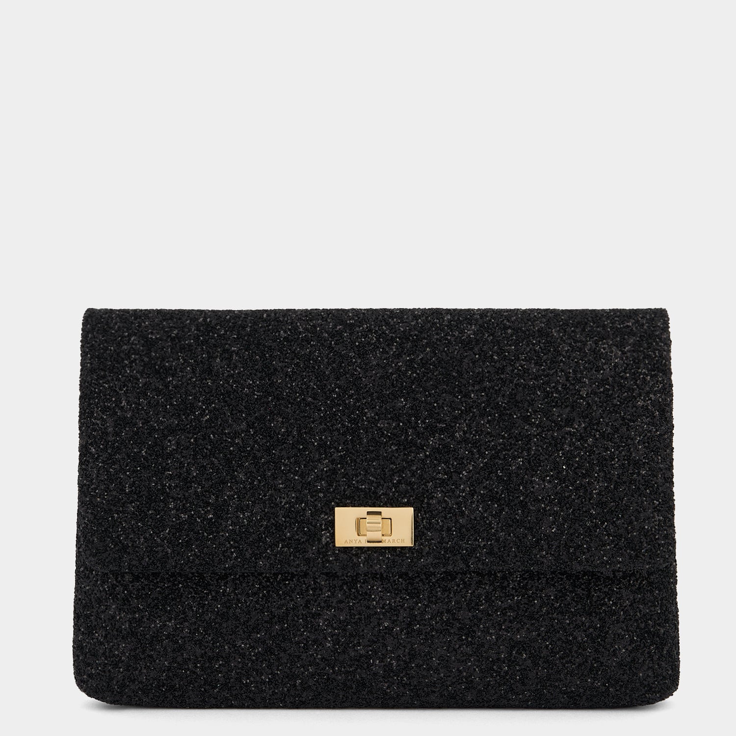 Valorie Clutch -

          
            Glitter in Black -
          

          Anya Hindmarch US
