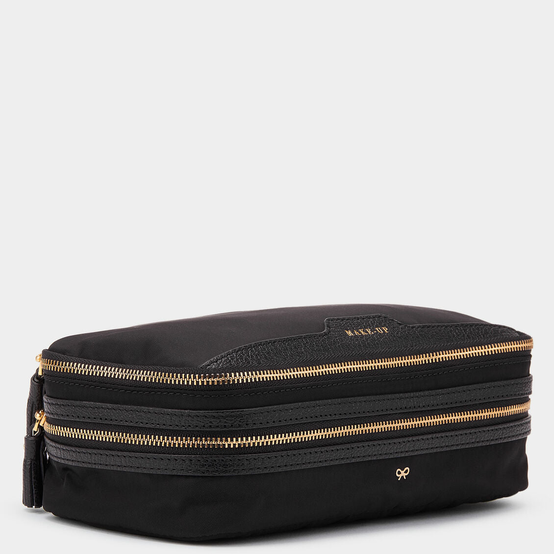 Make-Up Pouch -

          
            Econyl® Regenerated Nylon in Black -
          

          Anya Hindmarch US
