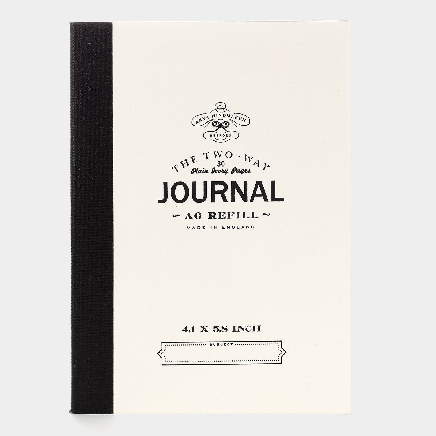 Bespoke A6 Two Way Journal Refill -

          
            Paper in White -
          

          Anya Hindmarch US
