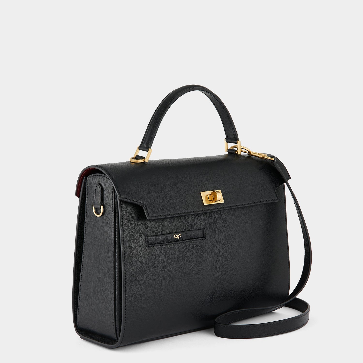 Mortimer Top Handle -

                  
                    Leather in Black -
                  

                  Anya Hindmarch US
