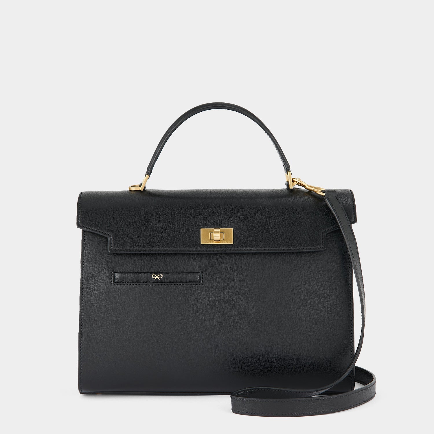 Mortimer -

                  
                    Leather in Black -
                  

                  Anya Hindmarch US
