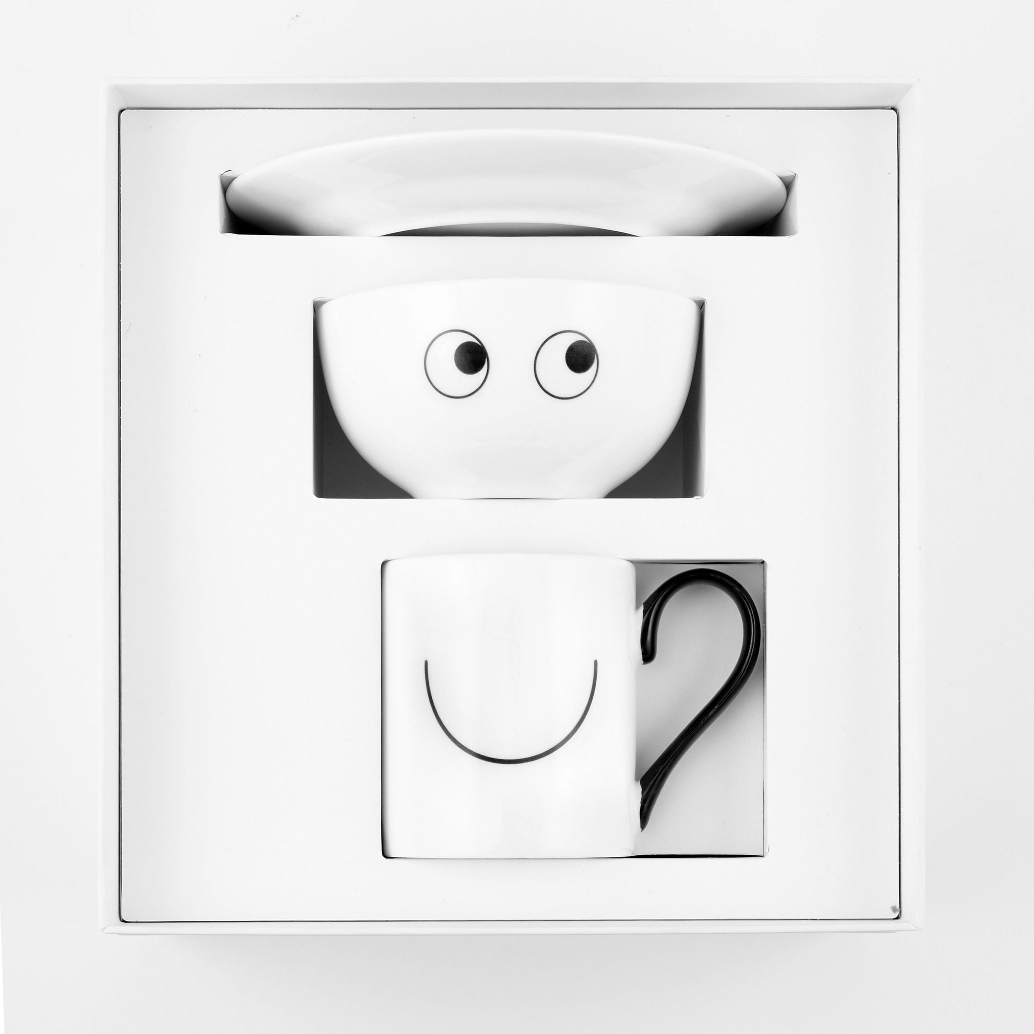 Eyes Breakfast Set -

          
            Bone China in White -
          

          Anya Hindmarch US
