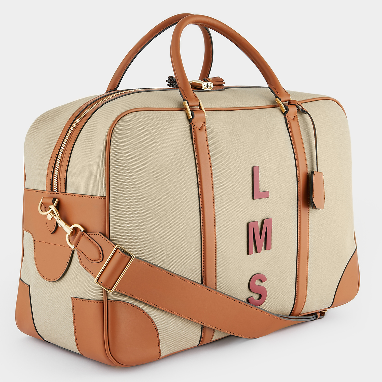 Bespoke Walton Latimer Weekend Bag -

          
            Canvas in Natural/Tan -
          

          Anya Hindmarch US
