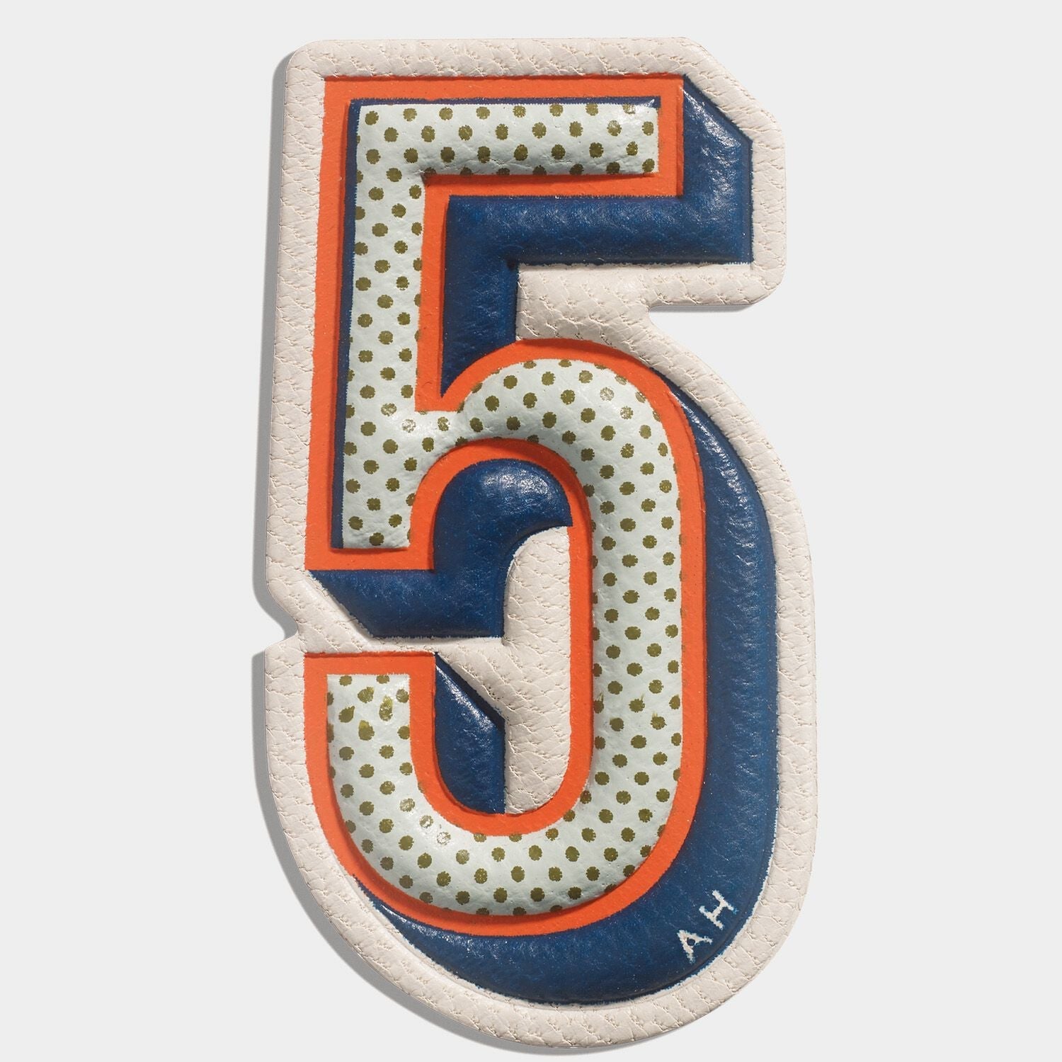 Five Leather Sticker -

          
            Capra in Chalk -
          

          Anya Hindmarch US
