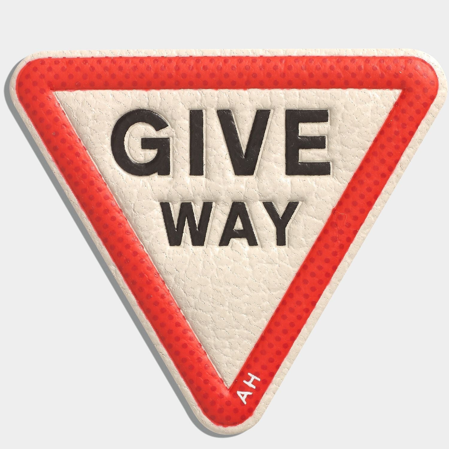 Give Way Leather Stickers -

          
            Capra in Chalk -
          

          Anya Hindmarch US
