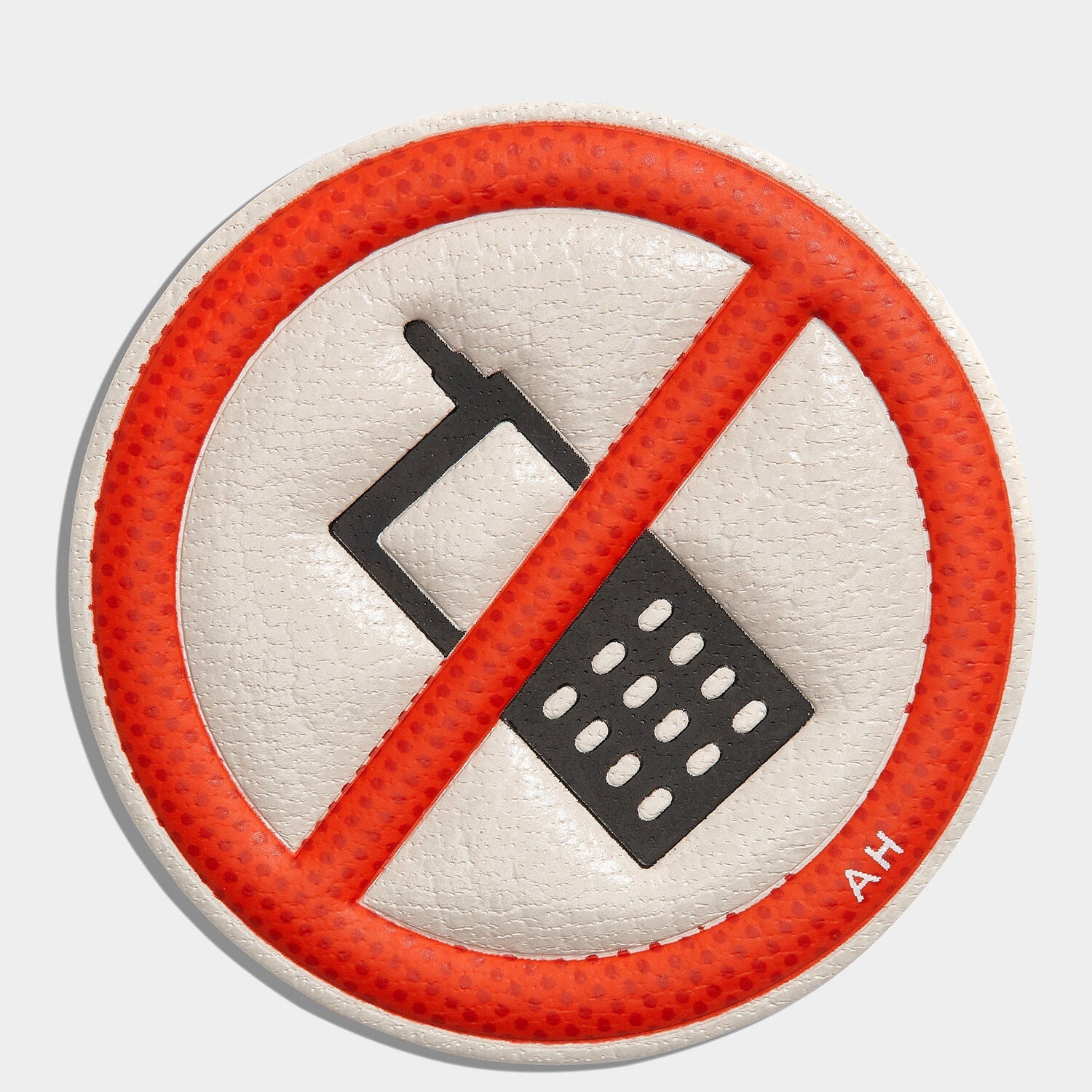 No Mobiles Leather Stickers -

          
            Capra in Chalk -
          

          Anya Hindmarch US
