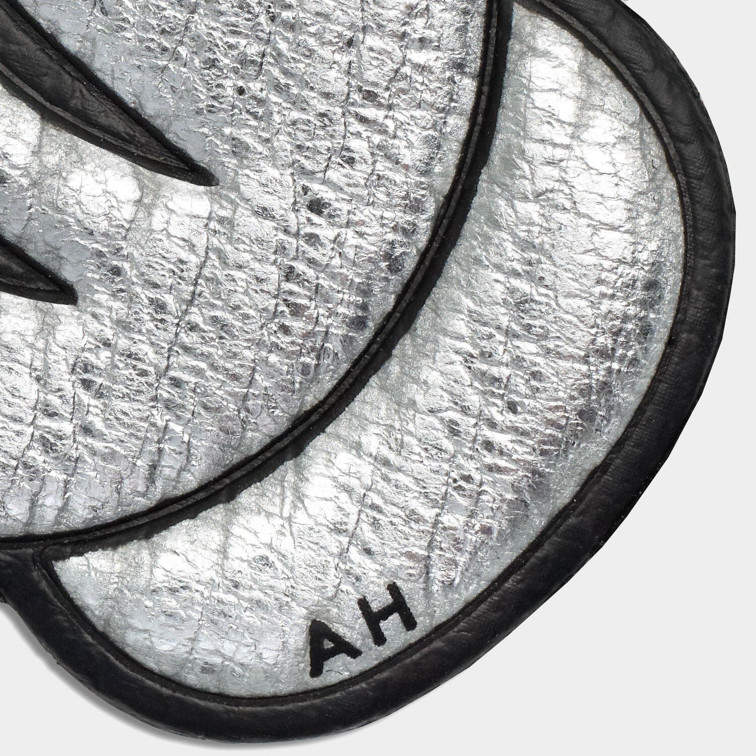 Pointing Leather Sticker -

          
            Metallic Capra in Silver -
          

          Anya Hindmarch US
