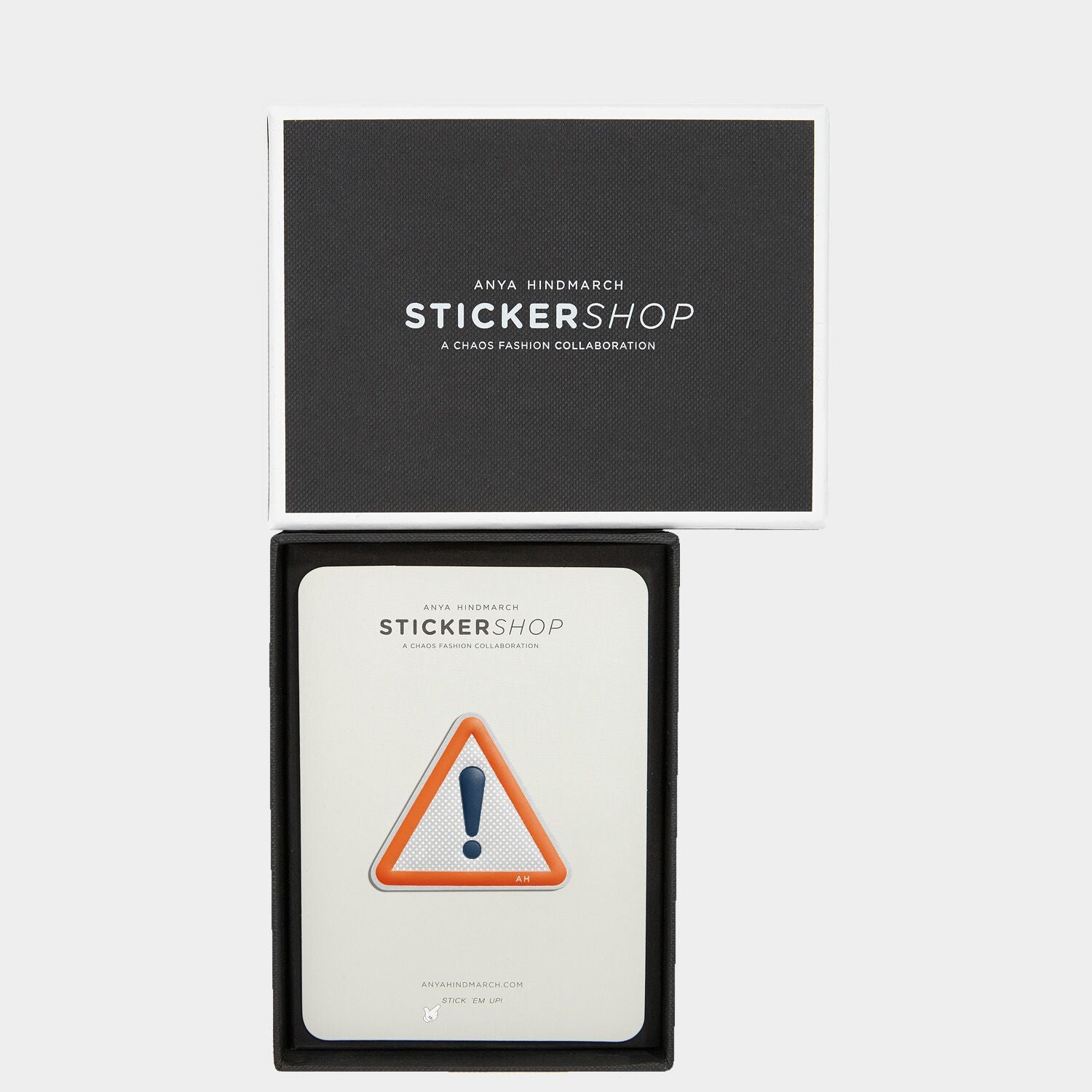 Warning Leather Sticker -

          
            Capra in Chalk -
          

          Anya Hindmarch US
