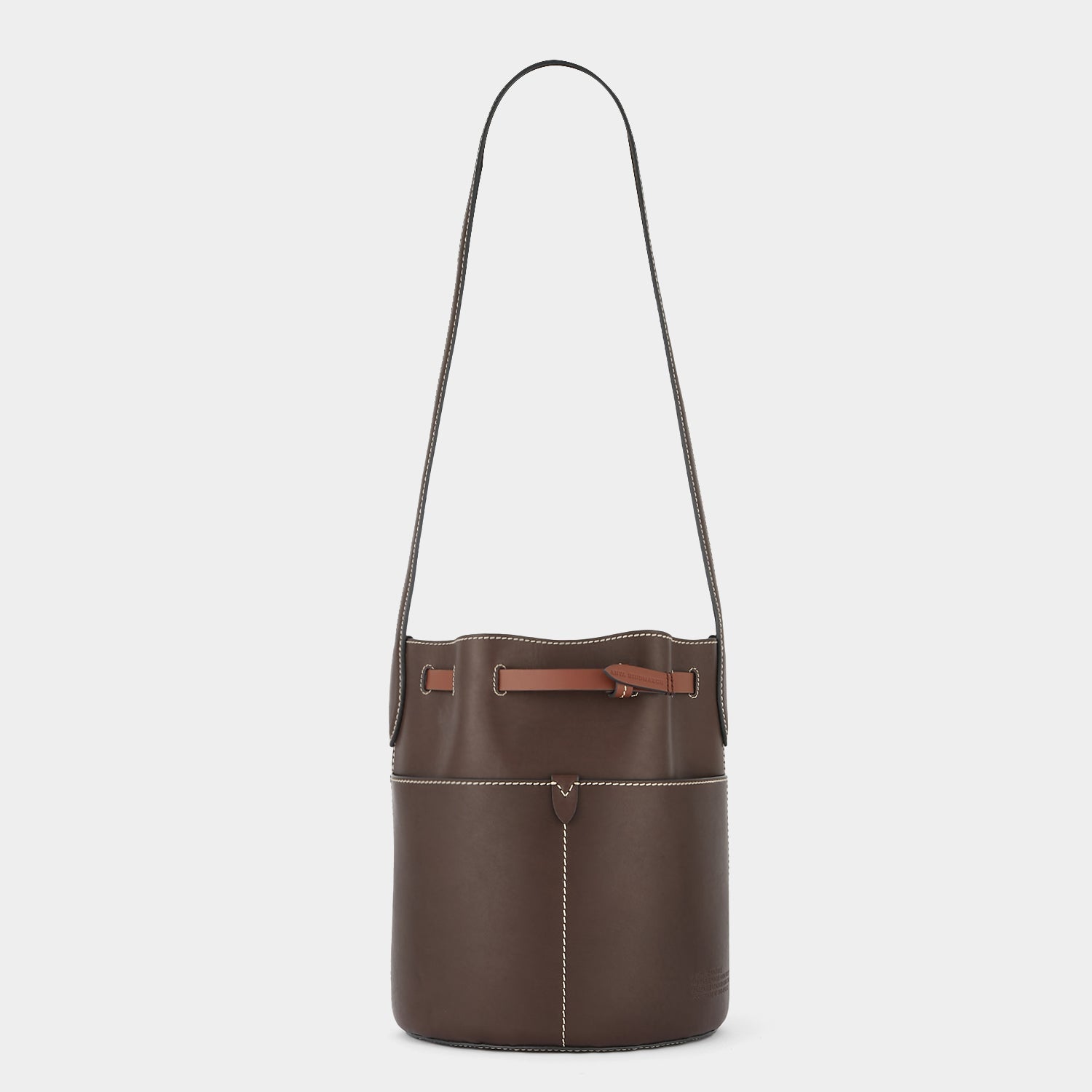 Return to Nature Small Bucket Bag -

                  
                    Compostable Leather in Cigar -
                  

                  Anya Hindmarch US
