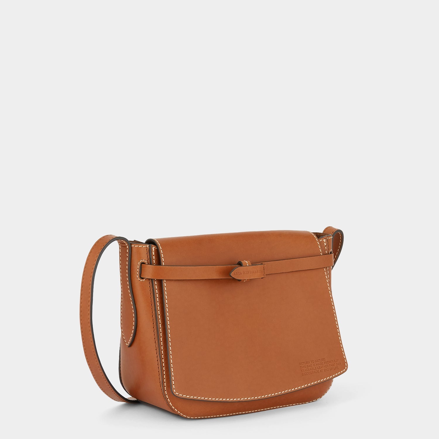 Return to Nature Cross-body -

                  
                    Compostable Leather in Tan -
                  

                  Anya Hindmarch US
