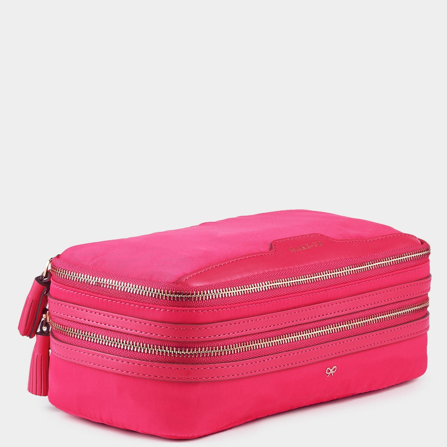 Make-Up Pouch -

                  
                    ECONYL® Regenerated Nylon in Hot Pink -
                  

                  Anya Hindmarch US
