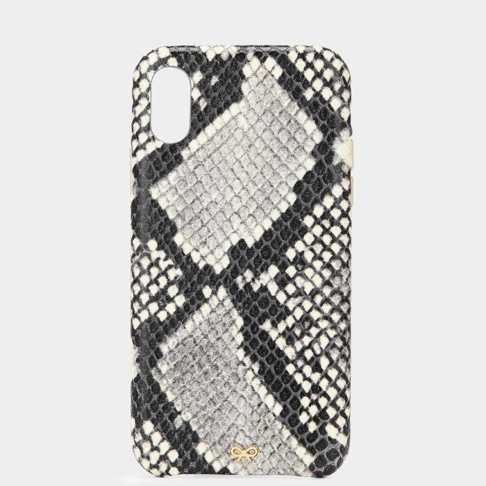 iPhone X/XS Case -

                  
                    Python-Print Leather in Natural -
                  

                  Anya Hindmarch US
