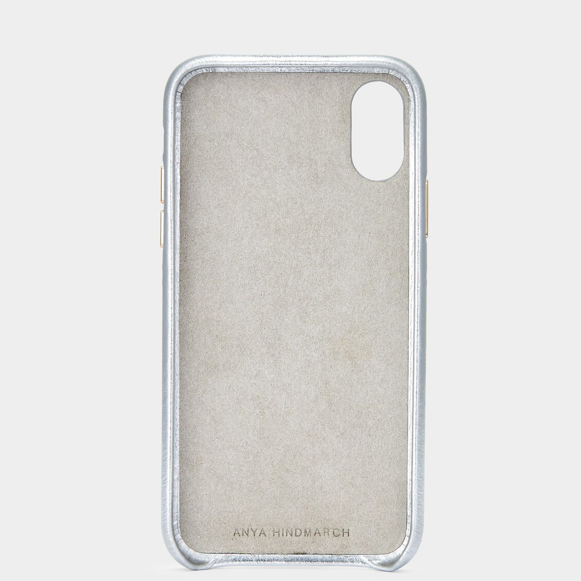iPhone X/XS Case -

                  
                    Smooth Metallic in Silver -
                  

                  Anya Hindmarch US
