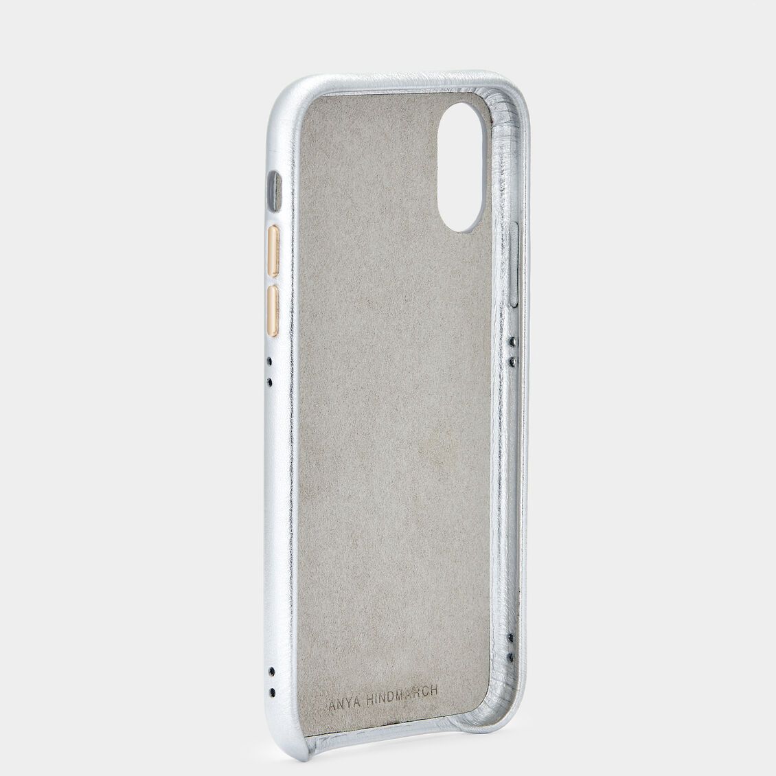 iPhone X/XS Case -

                  
                    Smooth Metallic in Silver -
                  

                  Anya Hindmarch US
