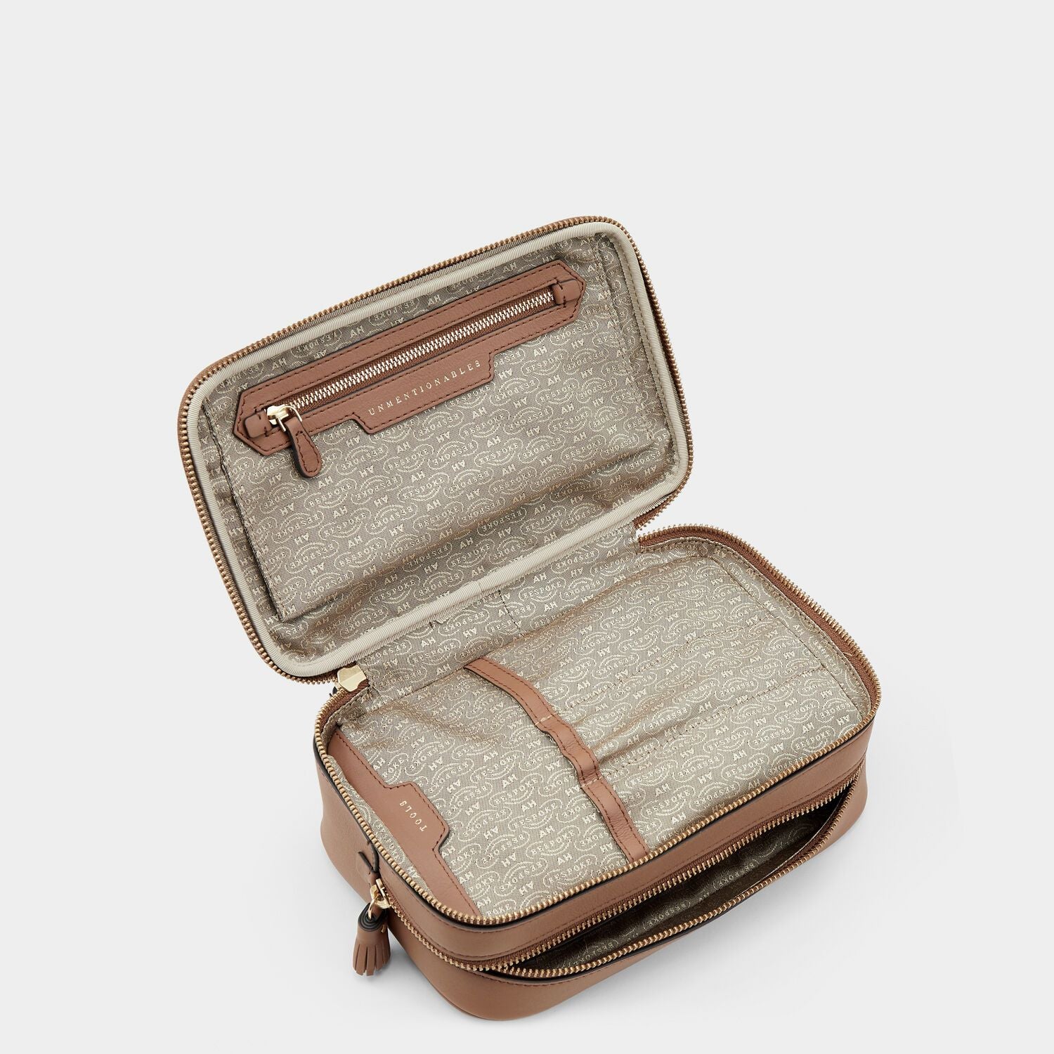 Bespoke Walton Wash Bag -

                  
                    Silk Calf Leather in Caramel -
                  

                  Anya Hindmarch US
