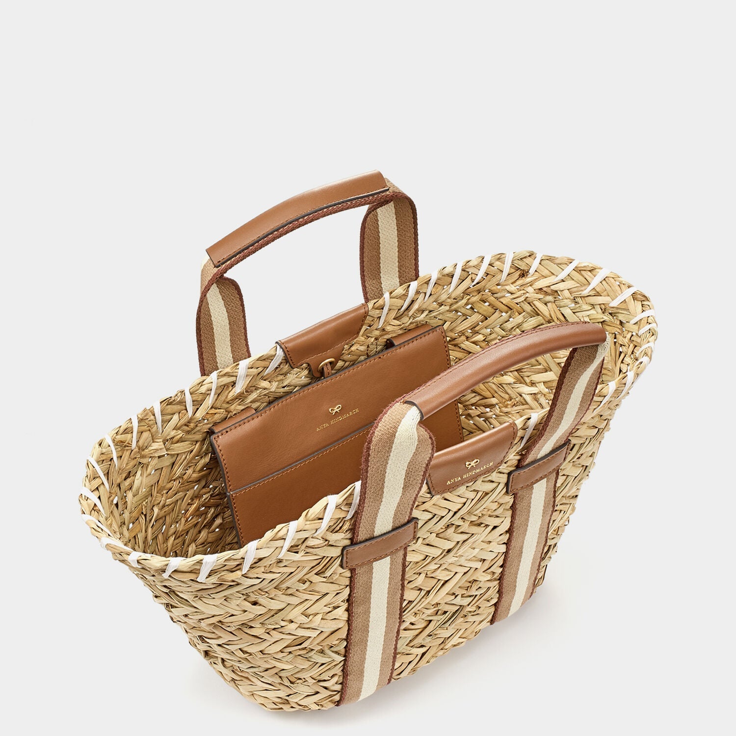Walton Small Basket Bag -

                  
                    Seagrass in Natural -
                  

                  Anya Hindmarch US
