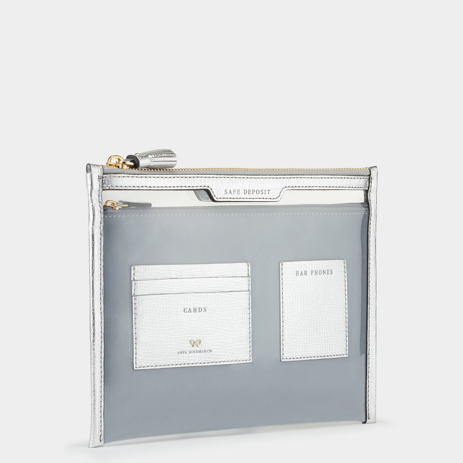 Safe Deposit Case -

                  
                    Plastic in Silver -
                  

                  Anya Hindmarch US
