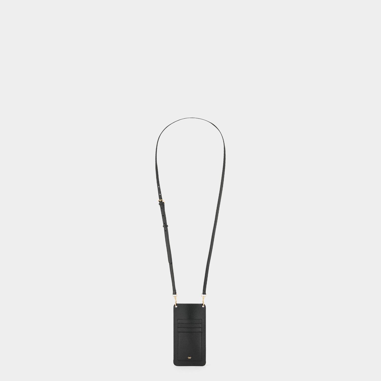 Bespoke Phone Pouch on Strap -

                  
                    Capra in Black -
                  

                  Anya Hindmarch US
