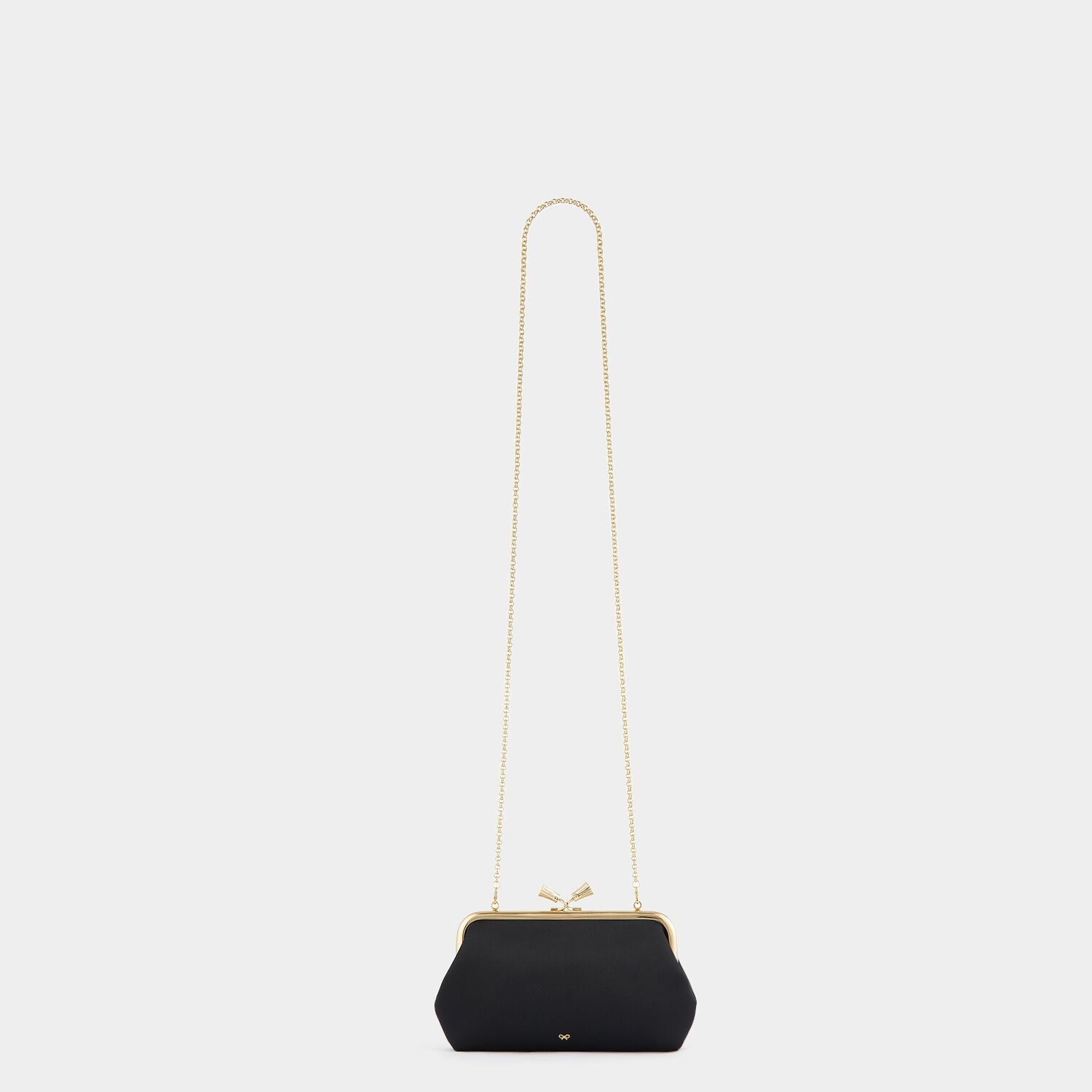 Maud Tassel Clutch -

                  
                    Recycled Satin in Black -
                  

                  Anya Hindmarch US
