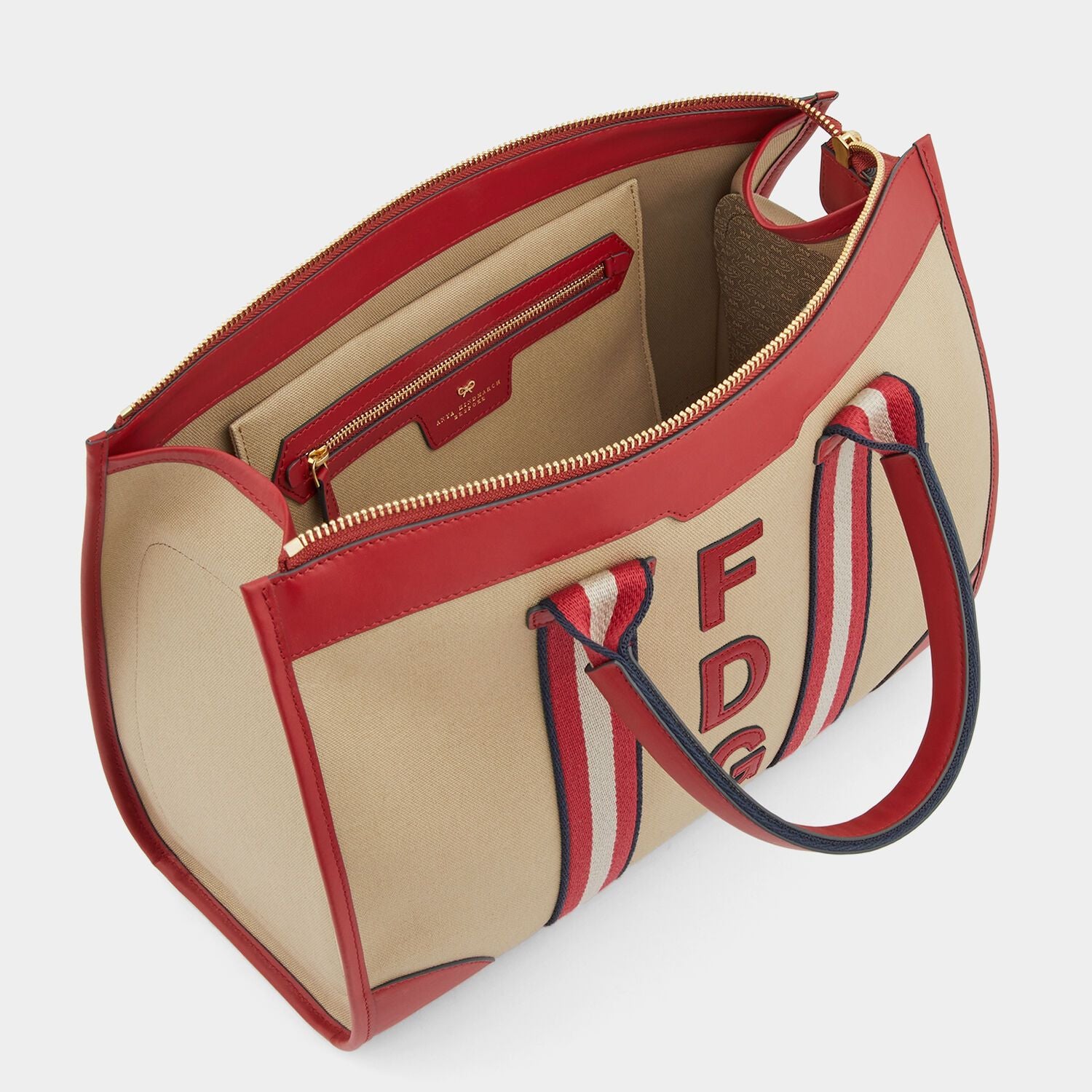 Bespoke Walton Zip Top Handbag -

                  
                    Canvas in Red -
                  

                  Anya Hindmarch US
