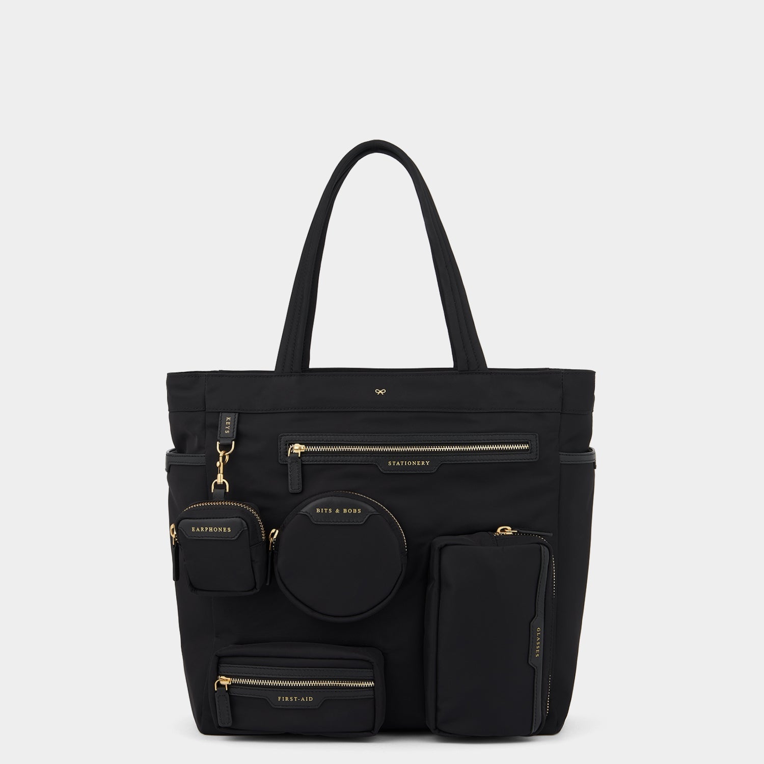 Commuter Tote -

                  
                    Regenerated ECONYL® in Black -
                  

                  Anya Hindmarch US
