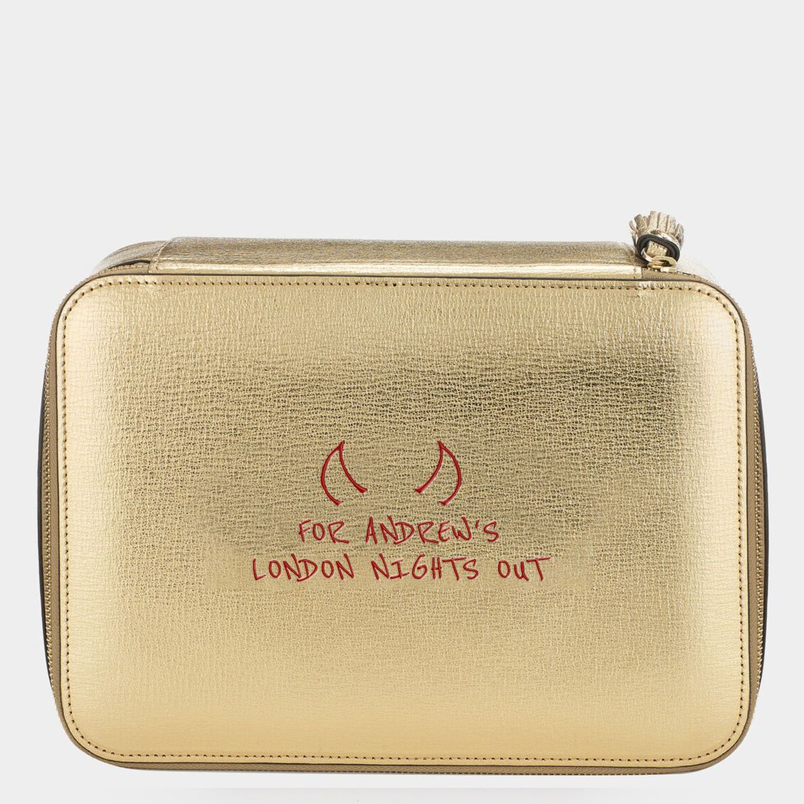 Naughty Wow Box XL -

                  
                    Capra Leather in Pale Gold -
                  

                  Anya Hindmarch US
