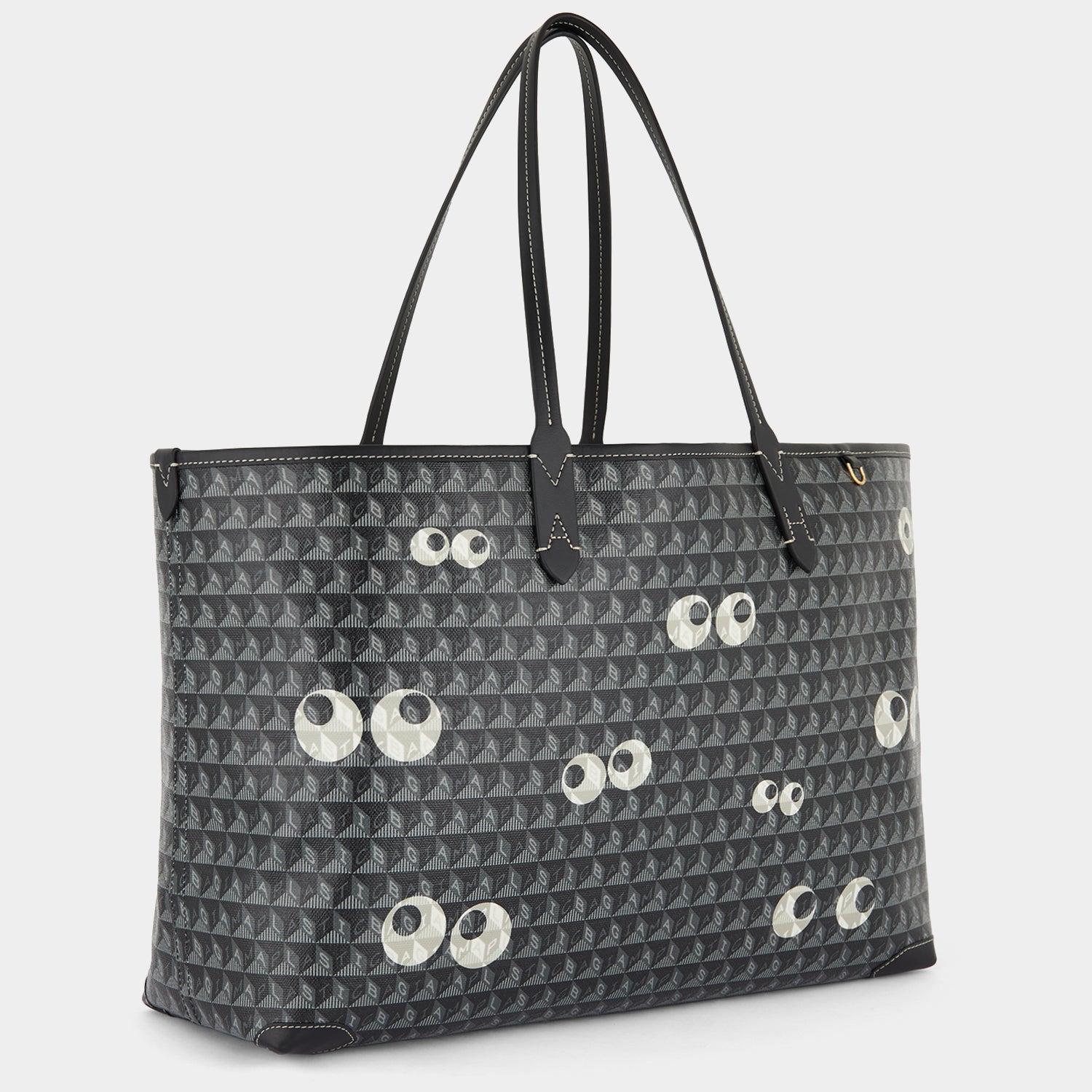 I Am A Plastic Bag Multi Eyes Tote -

                  
                    Recycled Coated Canvas in Black -
                  

                  Anya Hindmarch US
