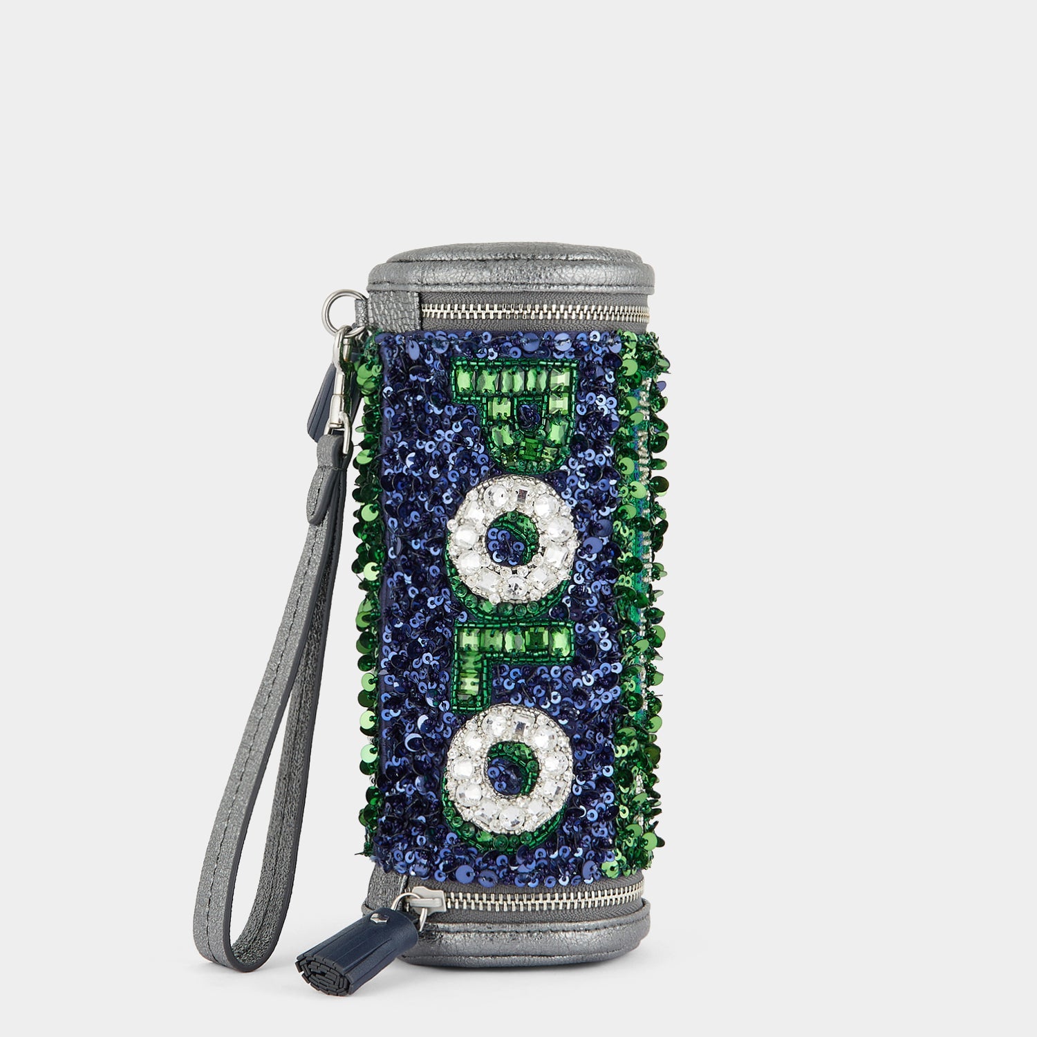 Anya Brands Polo Clutch -

                  
                    Sequins in Marine -
                  

                  Anya Hindmarch US
